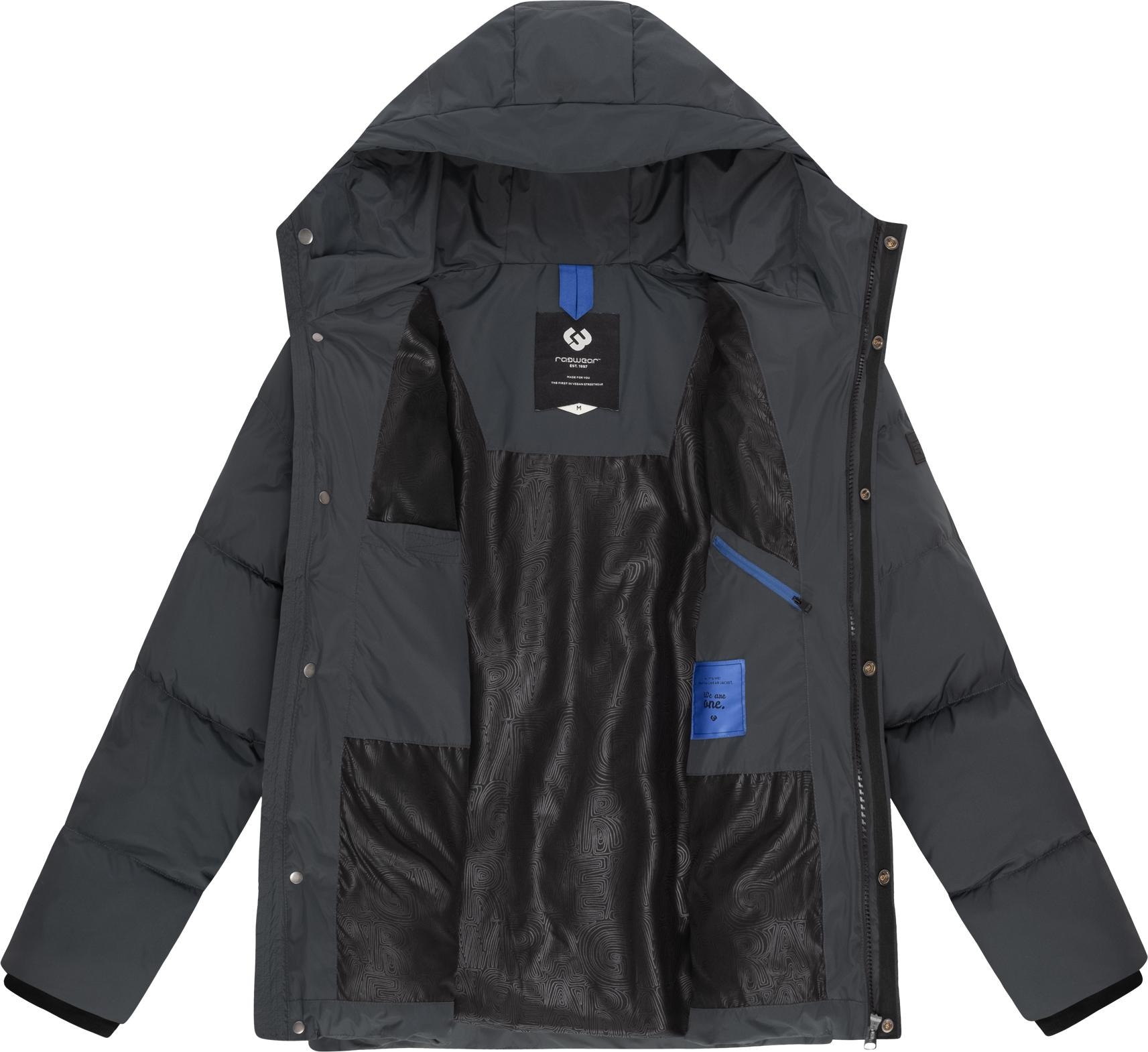 Ragwear Steppjacke »Walby«, mit Kapuze, Gesteppte Herren Outdoorjacke wasserdicht mit Kapuze