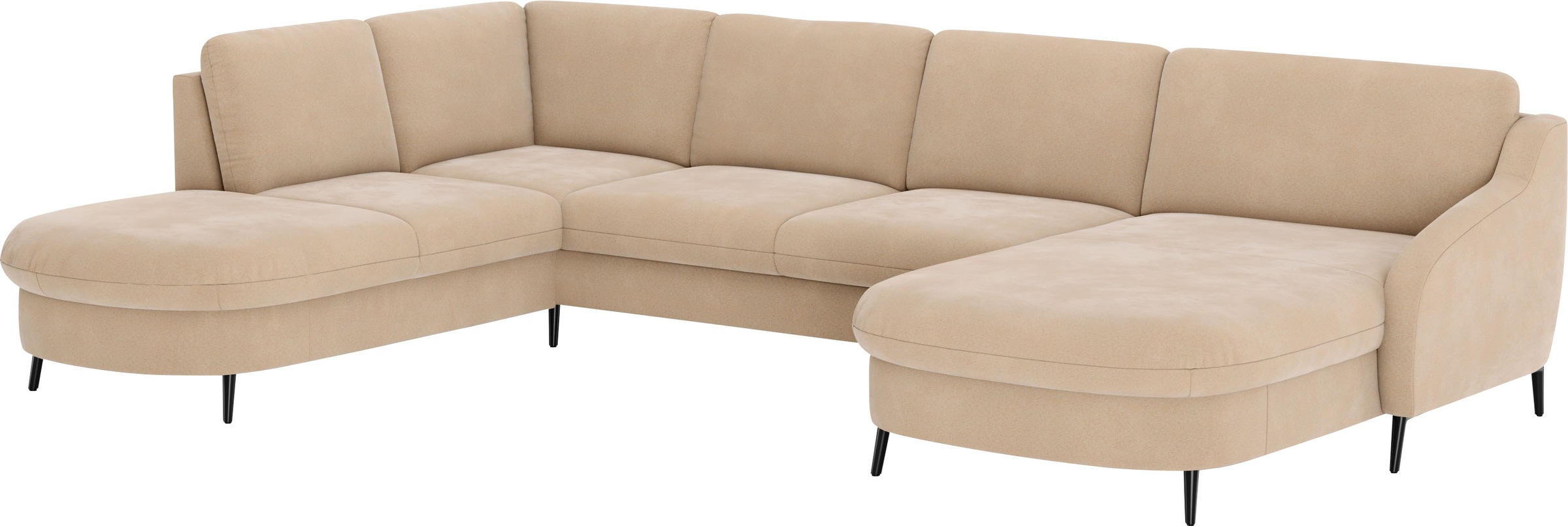 Thumbnail - sit&more "Soul U-Form" wahlweise mit Bettfunktion und Bettkasten oder Schubkasten