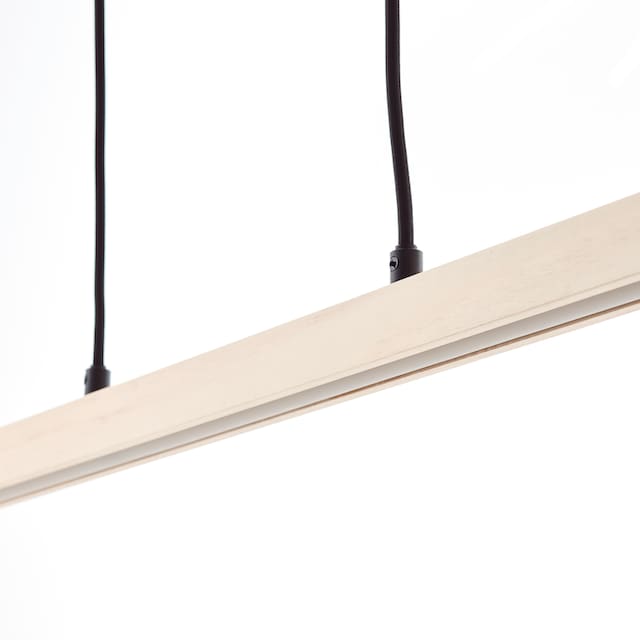 Brilliant LED Pendelleuchte »Arion«, aus Holz, 150 cm Höhe, 103 cm Breite,  2400 lm, 3000 K | BAUR