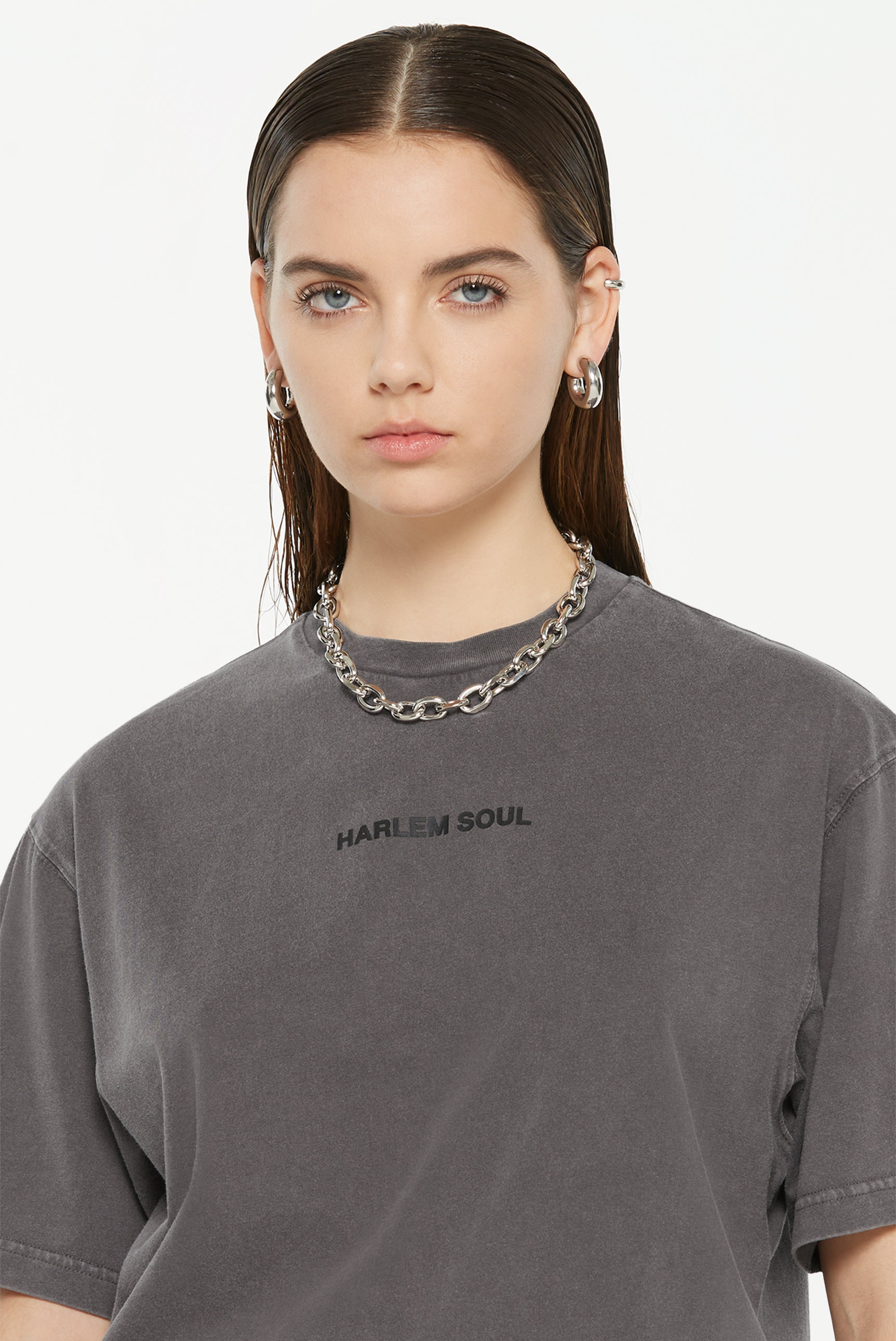 Harlem Soul Rundhalsshirt, aus Baumwolle
