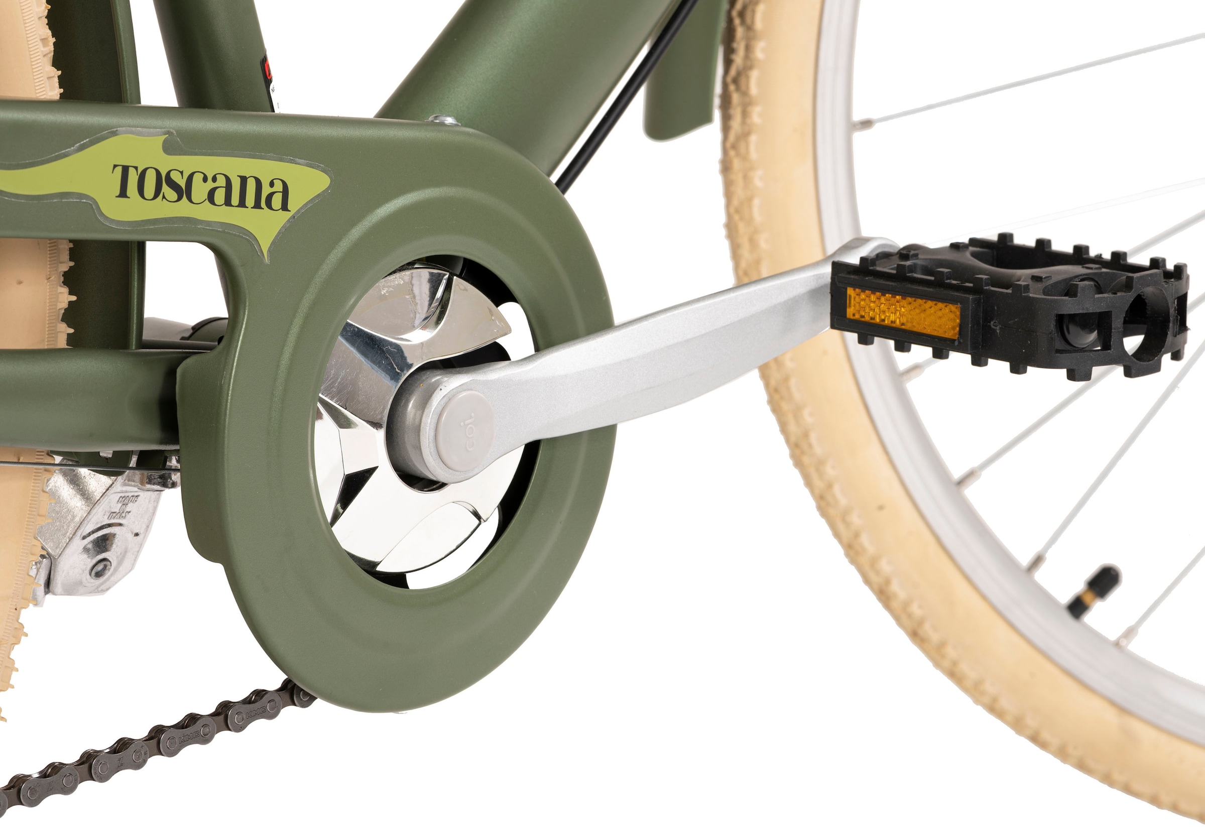 Dacapo Cityrad »Damenfahrrad 28'' Toscana grün Oregano 6 Gänge RH 48 cm«, 6 Gang, Kettenschaltung
