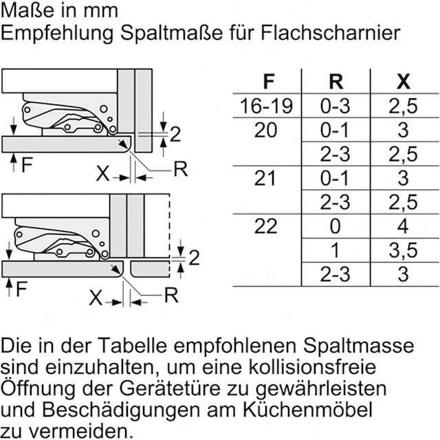 NEFF Einbaukühlschrank »Ki1513Fe0«, Ki1513Fe0, 139,7 cm hoch, 55,8 cm breit  | BAUR