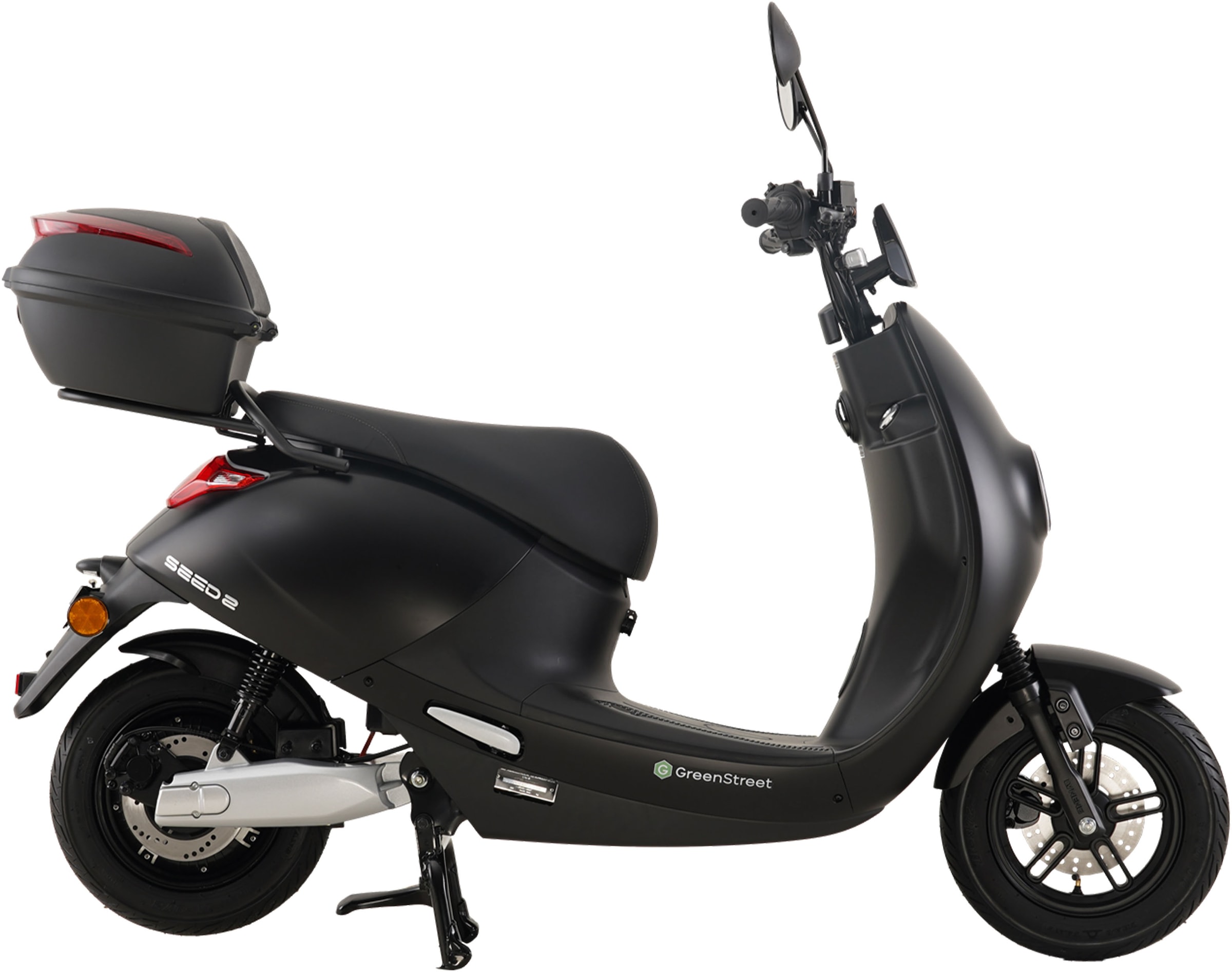 GreenStreet E-Motorroller »SEED2 2000W 45 km/h schwarz inkl. Topcase«