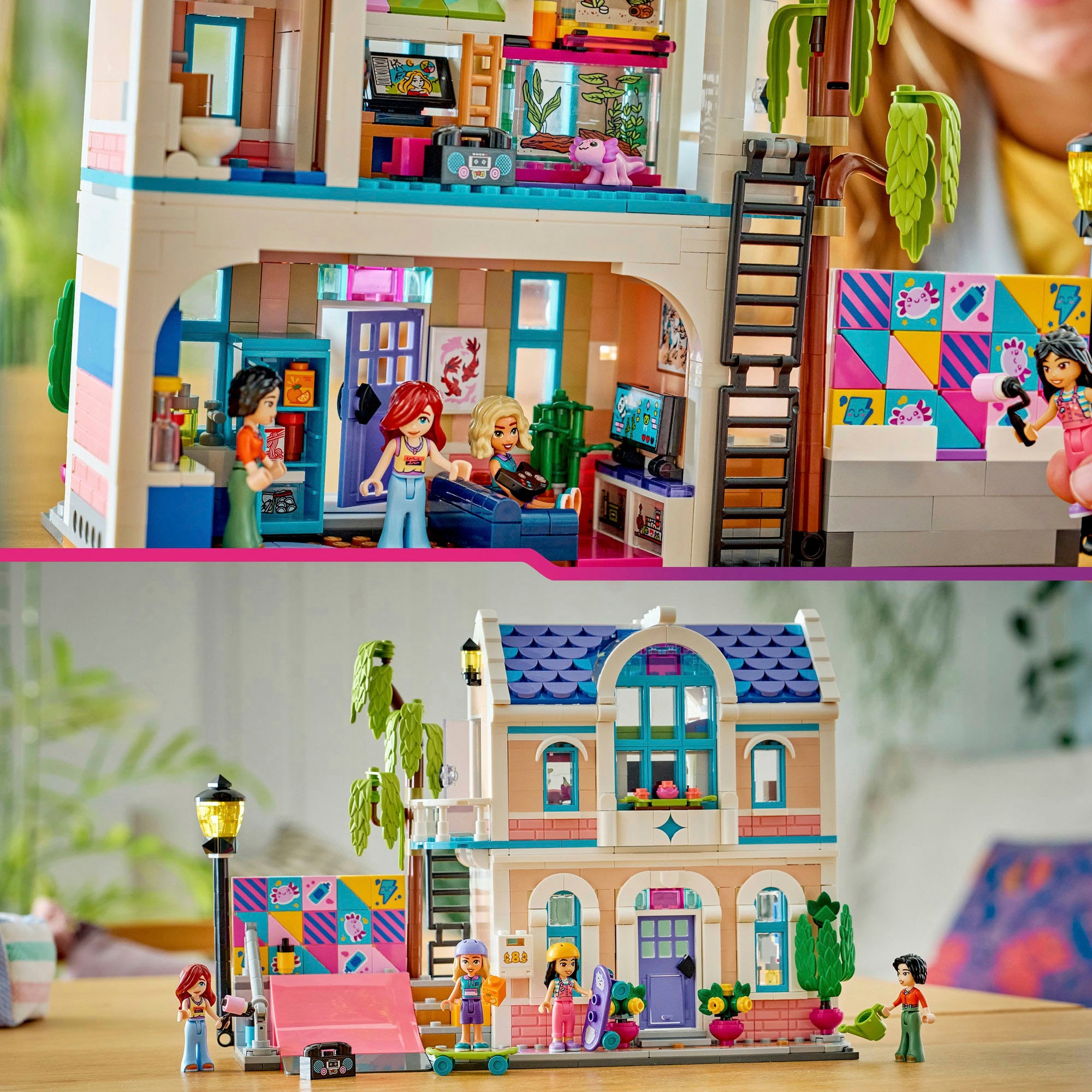 LEGO® Konstruktionsspielsteine »Lianns Familienhaus (42687), LEGO Friends« Made in Europe