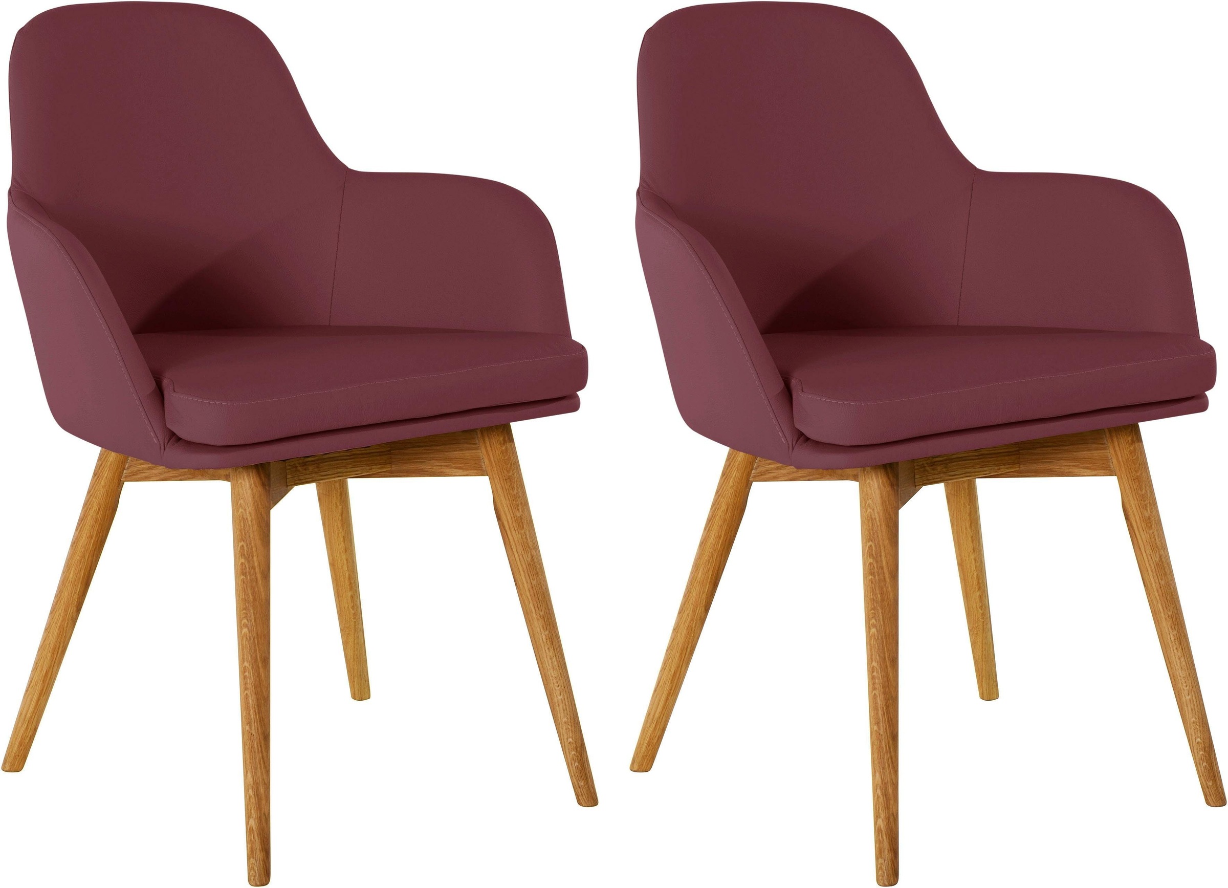 OTTO home Armlehnstuhl "Livry" (Set) 2 Stk.Polsterstuhl, Schalenstuhl günstig online kaufen