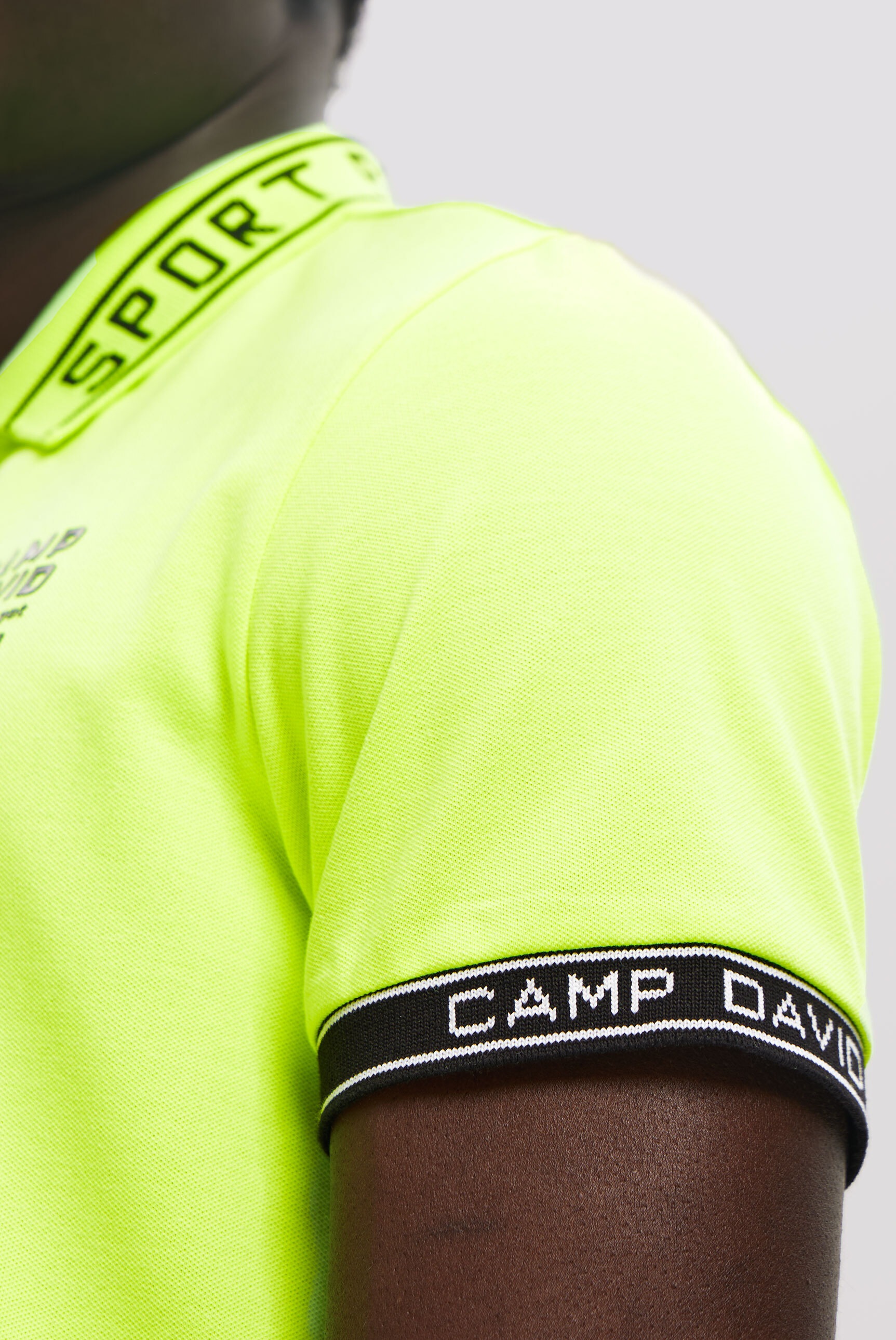 CAMP DAVID Poloshirt, mit Seitenschlitze