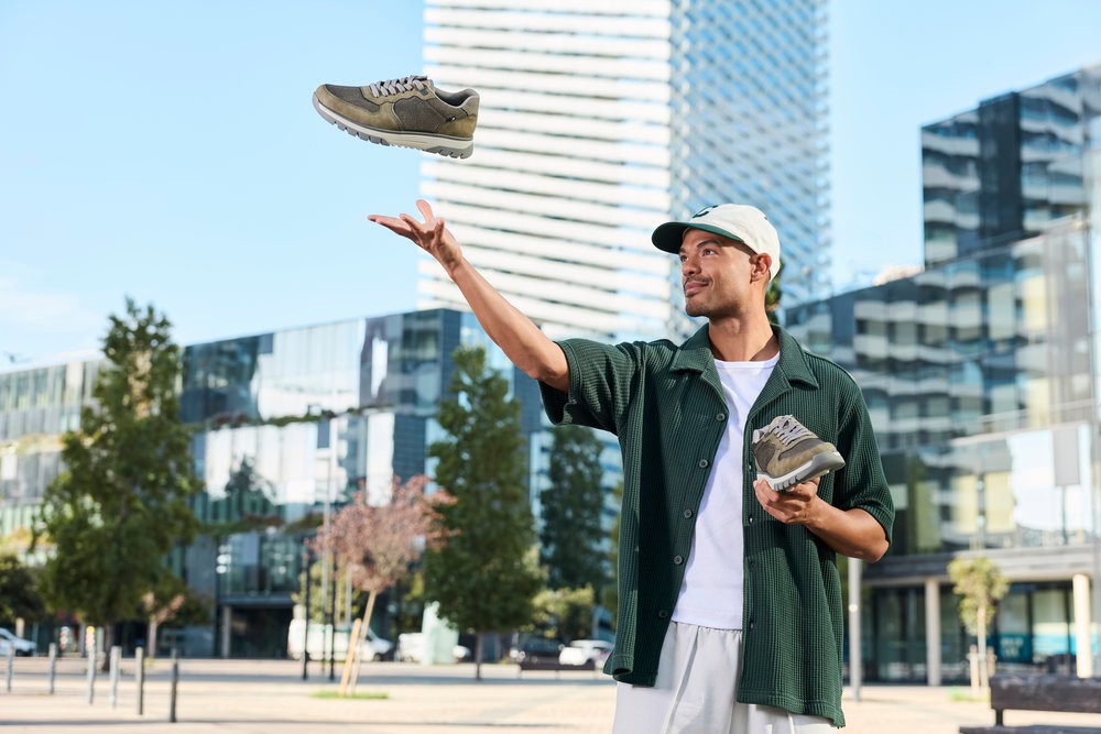 Thumbnail - Rieker Sneaker Schnürschuh, Halbschuh, Freizeitsneaker mit Profilsohle