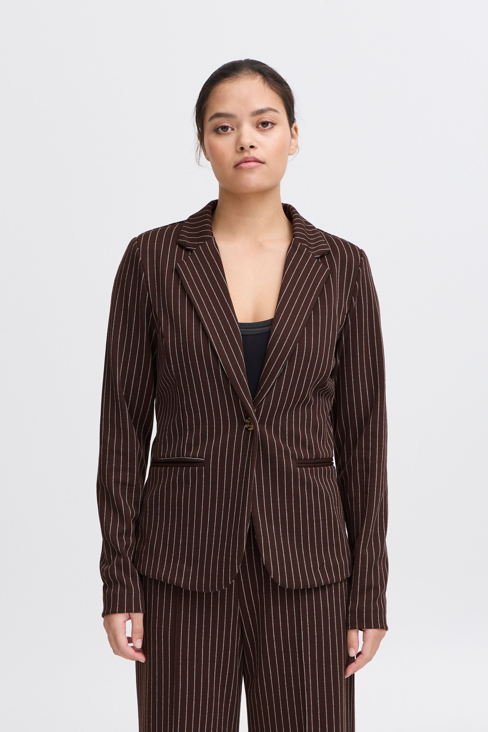 Ichi Kurzblazer »Kurzblazer IXKATE PINSTRIPED BL«