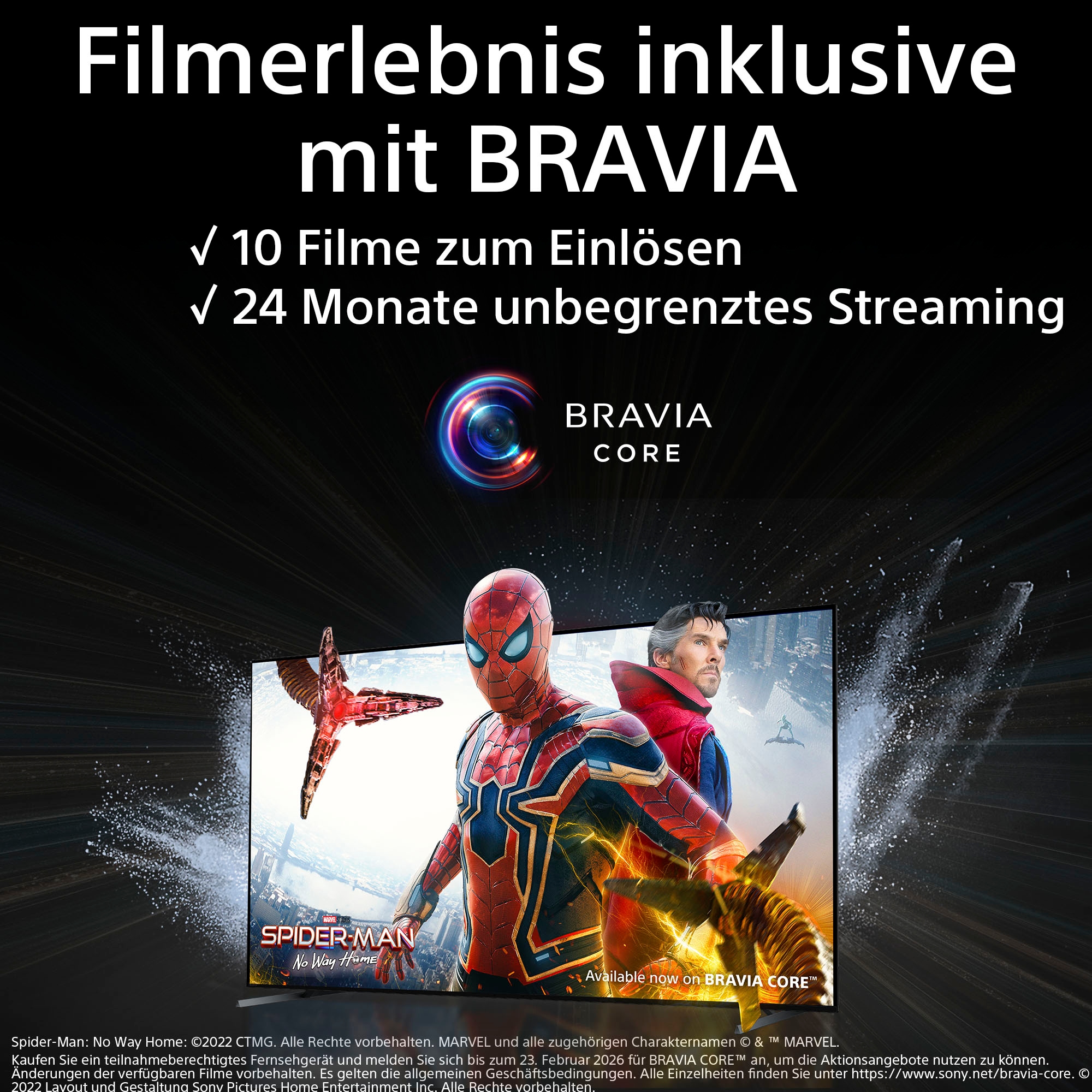 Sony LED-Fernseher »XR-55X90L«, 139 cm/55 Zoll, 4K Ultra HD, Android TV-Google TV-Smart-TV, TRILUMINOS PRO, BRAVIA CORE, mit exklusiven PS5-Features