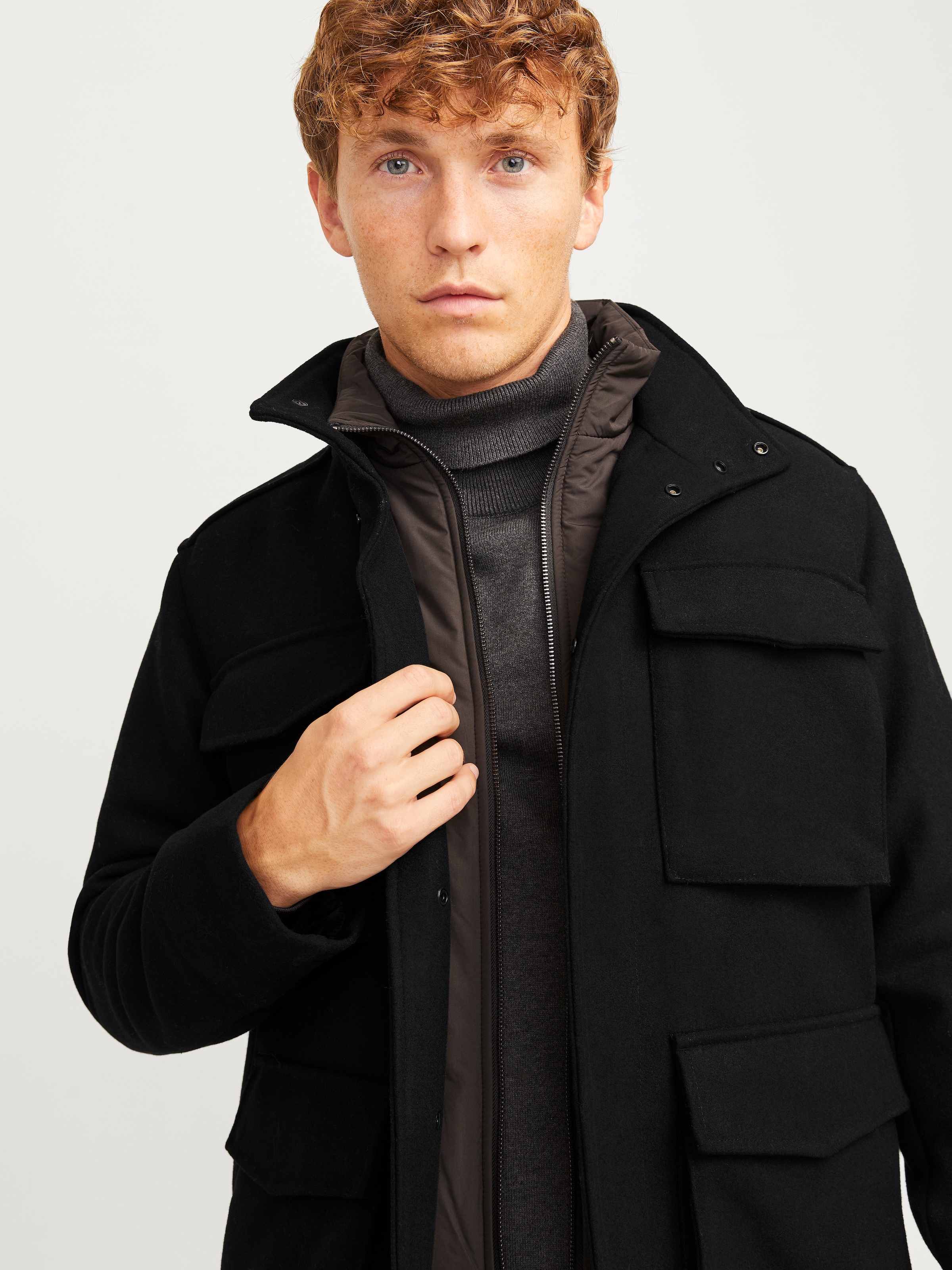 Jack & Jones Wolljacke »JPRCCALEX WOOL BLEND FIELD JACKET SN«