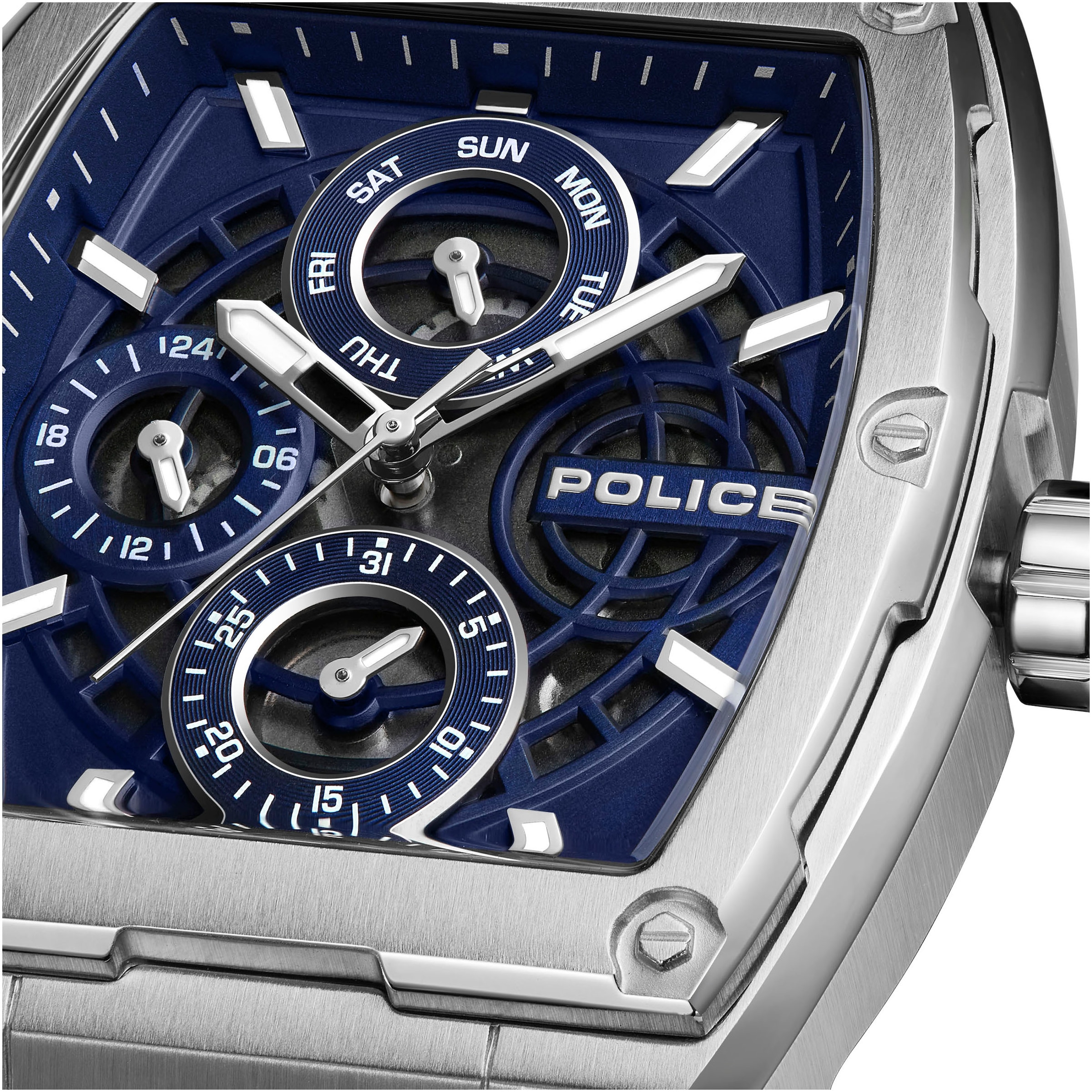 Police Multifunktionsuhr »CREED«, Armbanduhr, Quarzuhr, Herrenuhr, Datum