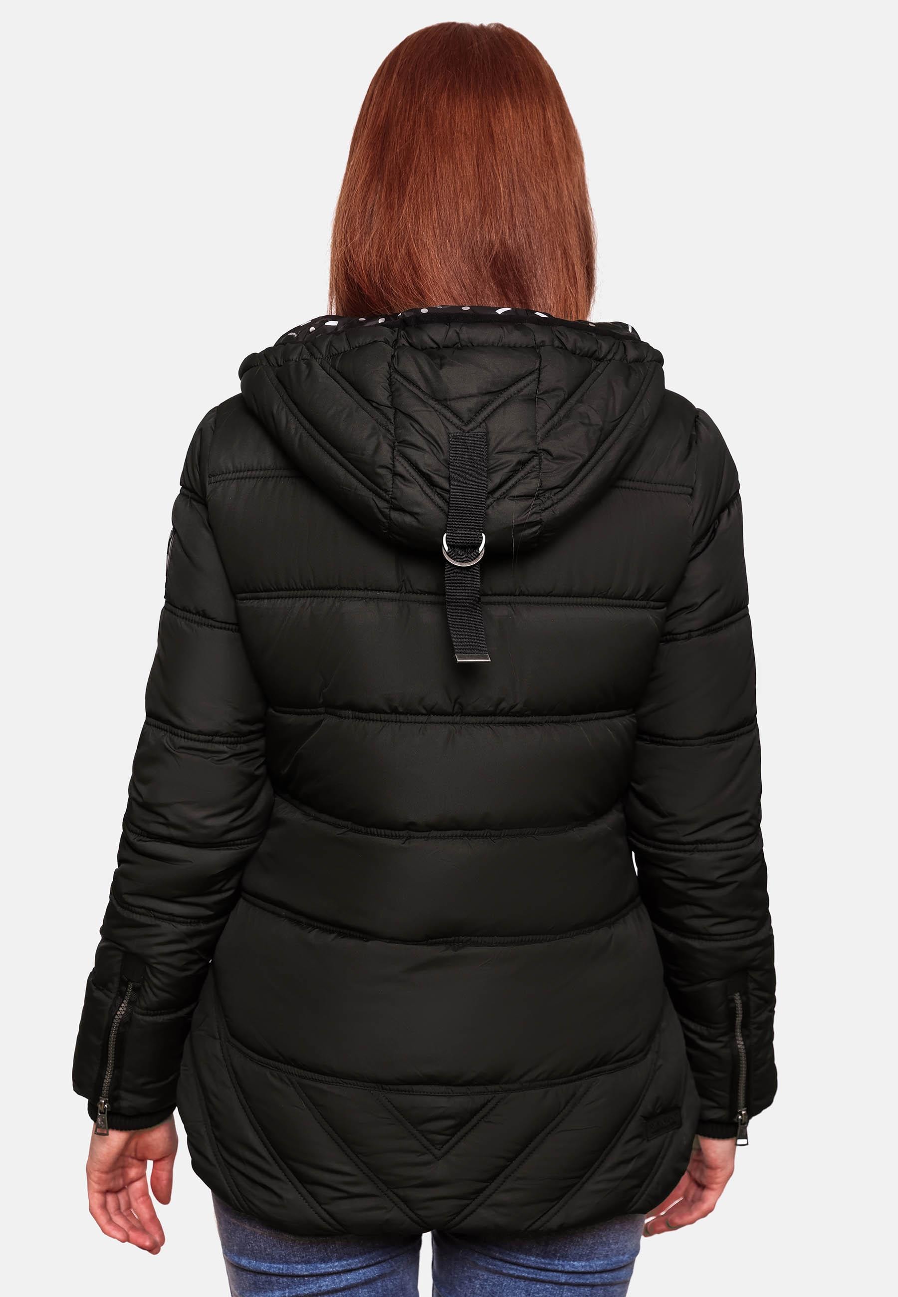 Navahoo Steppjacke »Renesmee«, mit Kapuze, warm gesteppte Winterjacke mit Kapuze