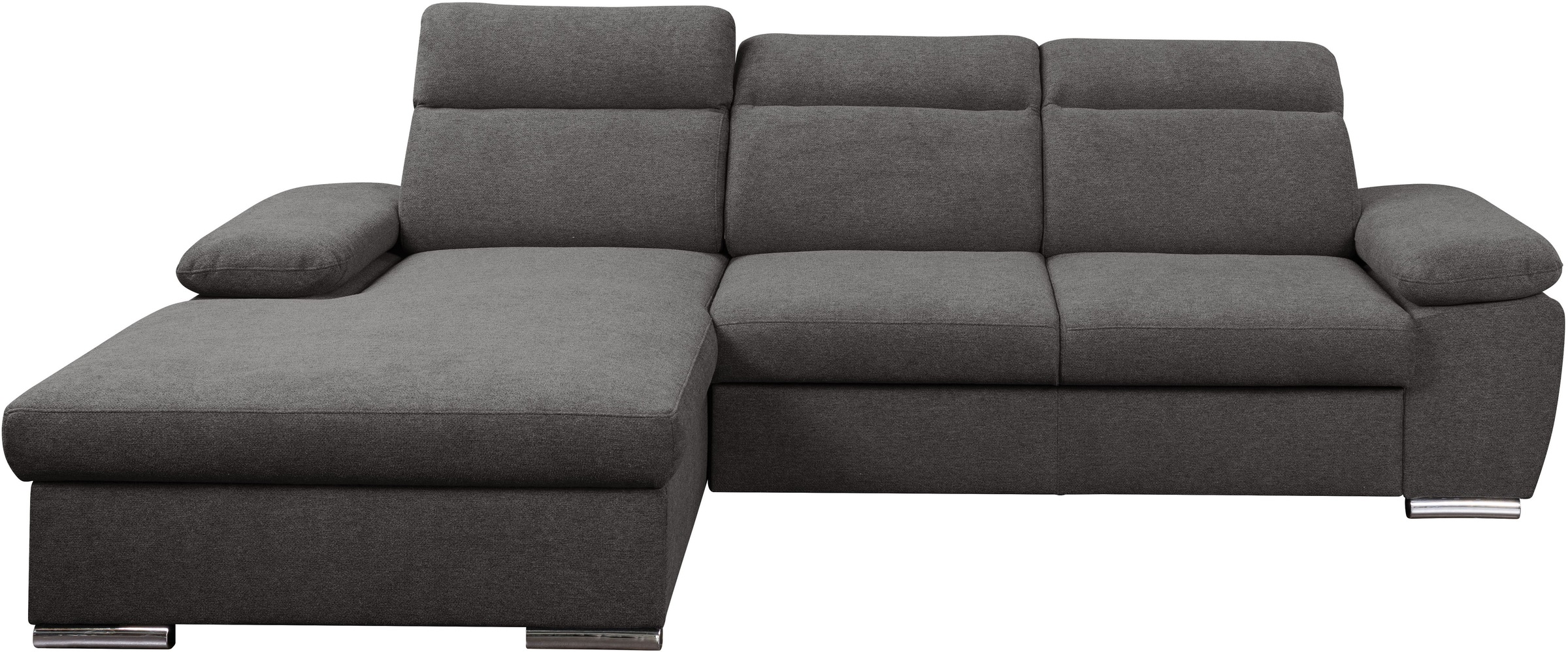 WERK2 Ecksofa "Palma modernes Schlafsofa mit Bettkasten, L-Form, B/T 282/18 günstig online kaufen