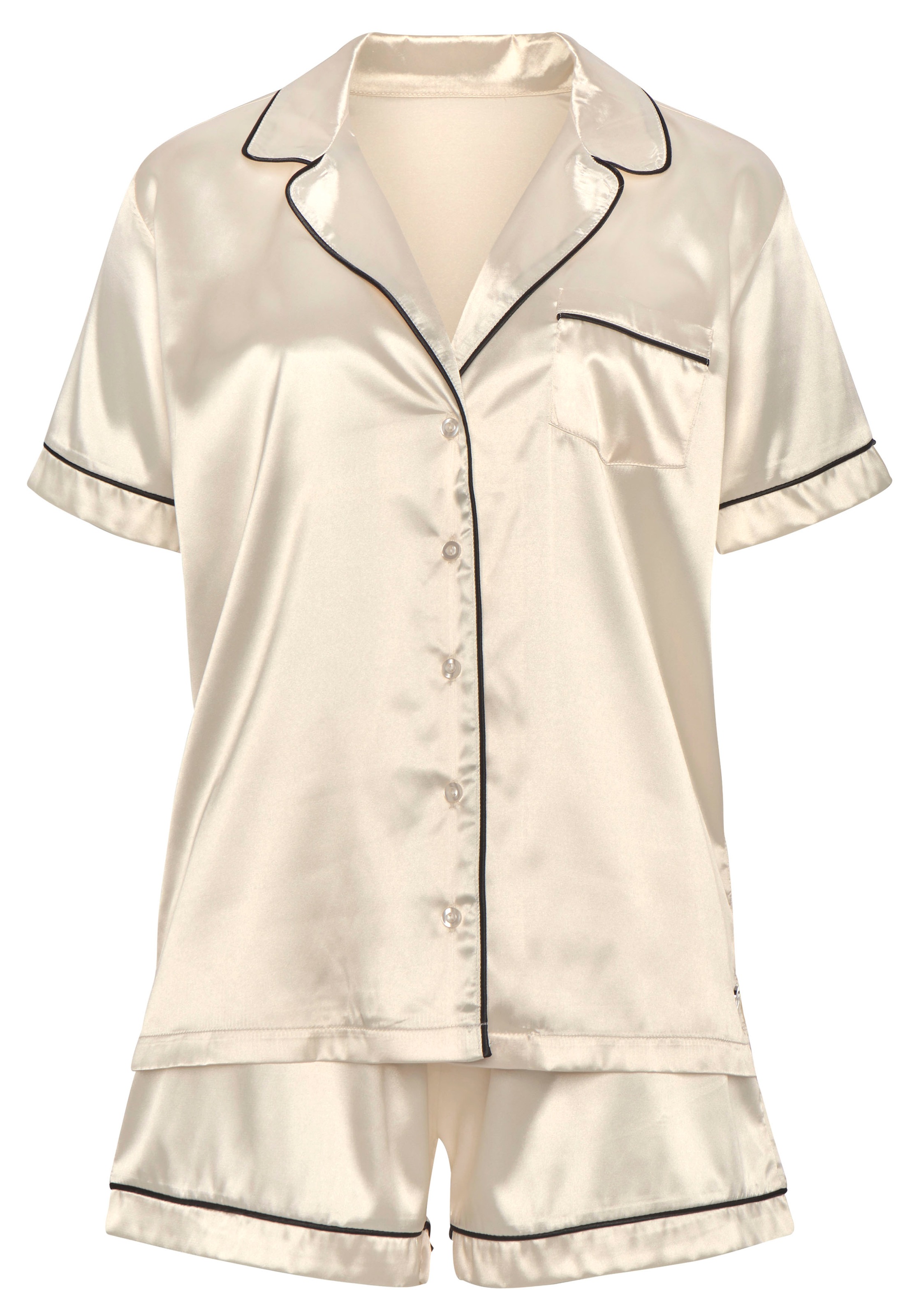 Bruno Banani Shorty 2 Stk. tlg., mit Kontrastpaspel-Details günstig online kaufen