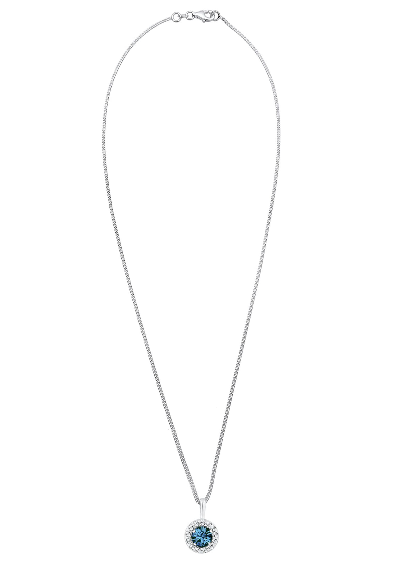 Elli Collierkettchen »Kreis Kristalle 925 Sterling Silber«