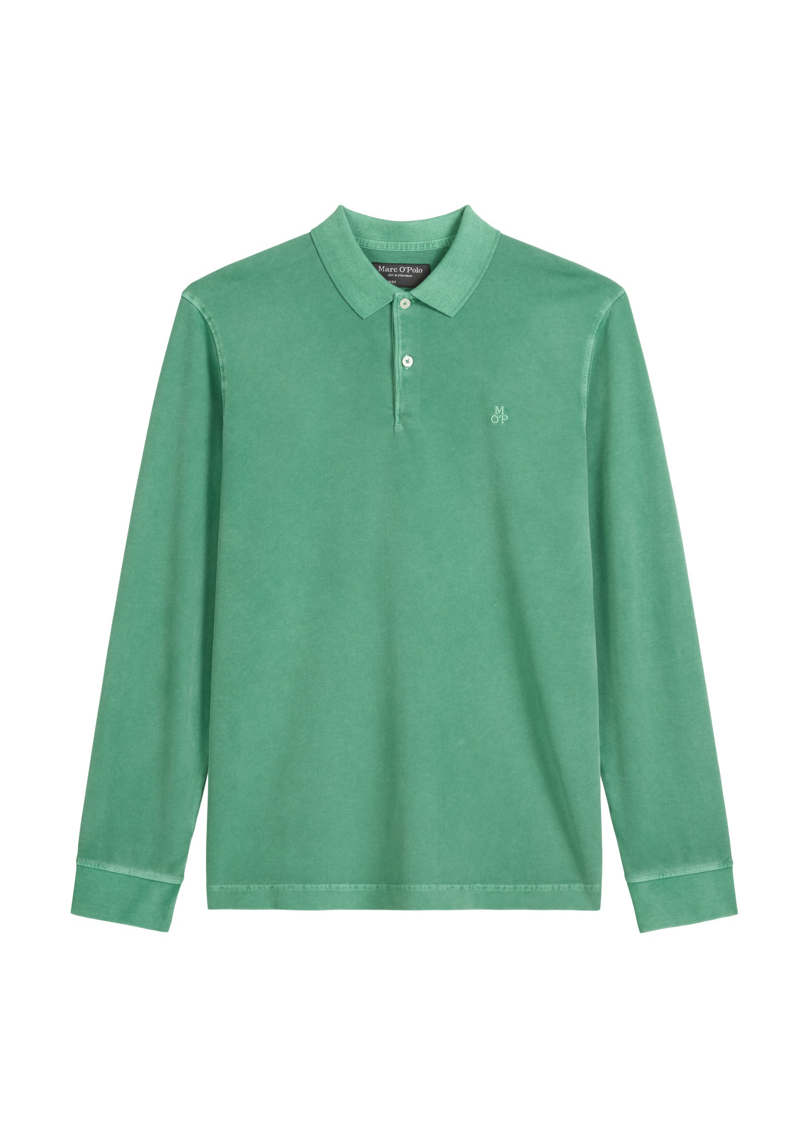 Marc O'Polo Langarm-Poloshirt »aus soft-touch Bio-Baumwoll-Jersey«