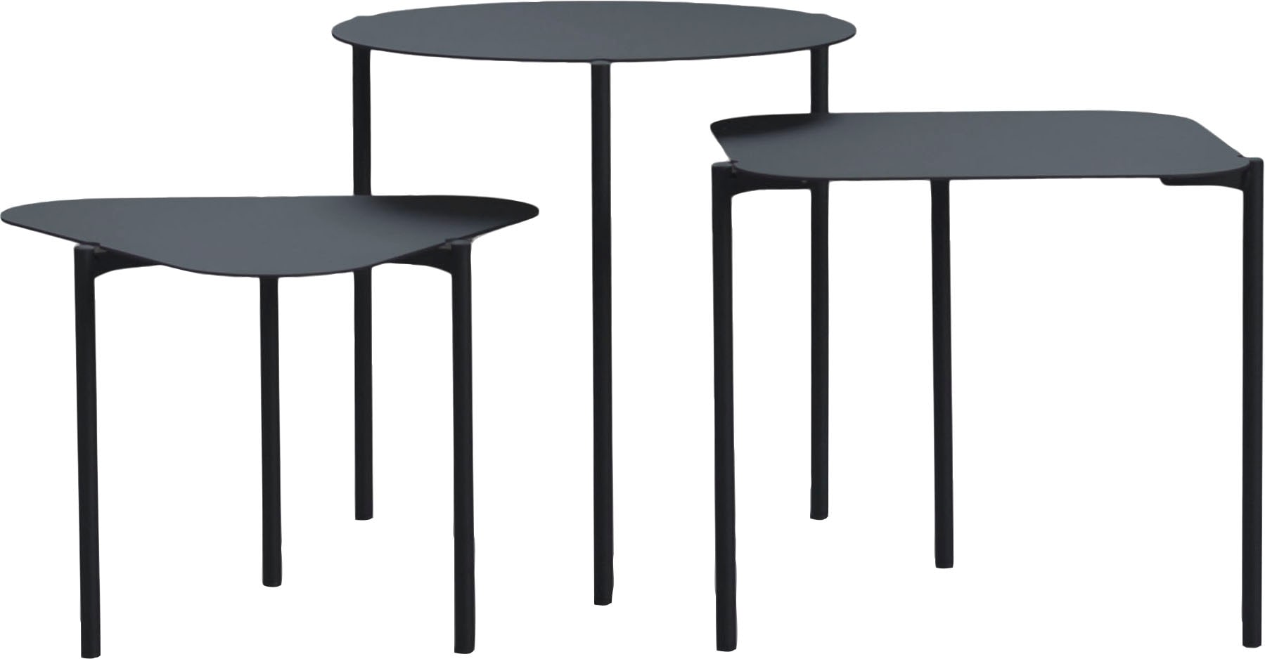 Spinder Design Beistelltisch »Doremi«, Metall, 3er-Set