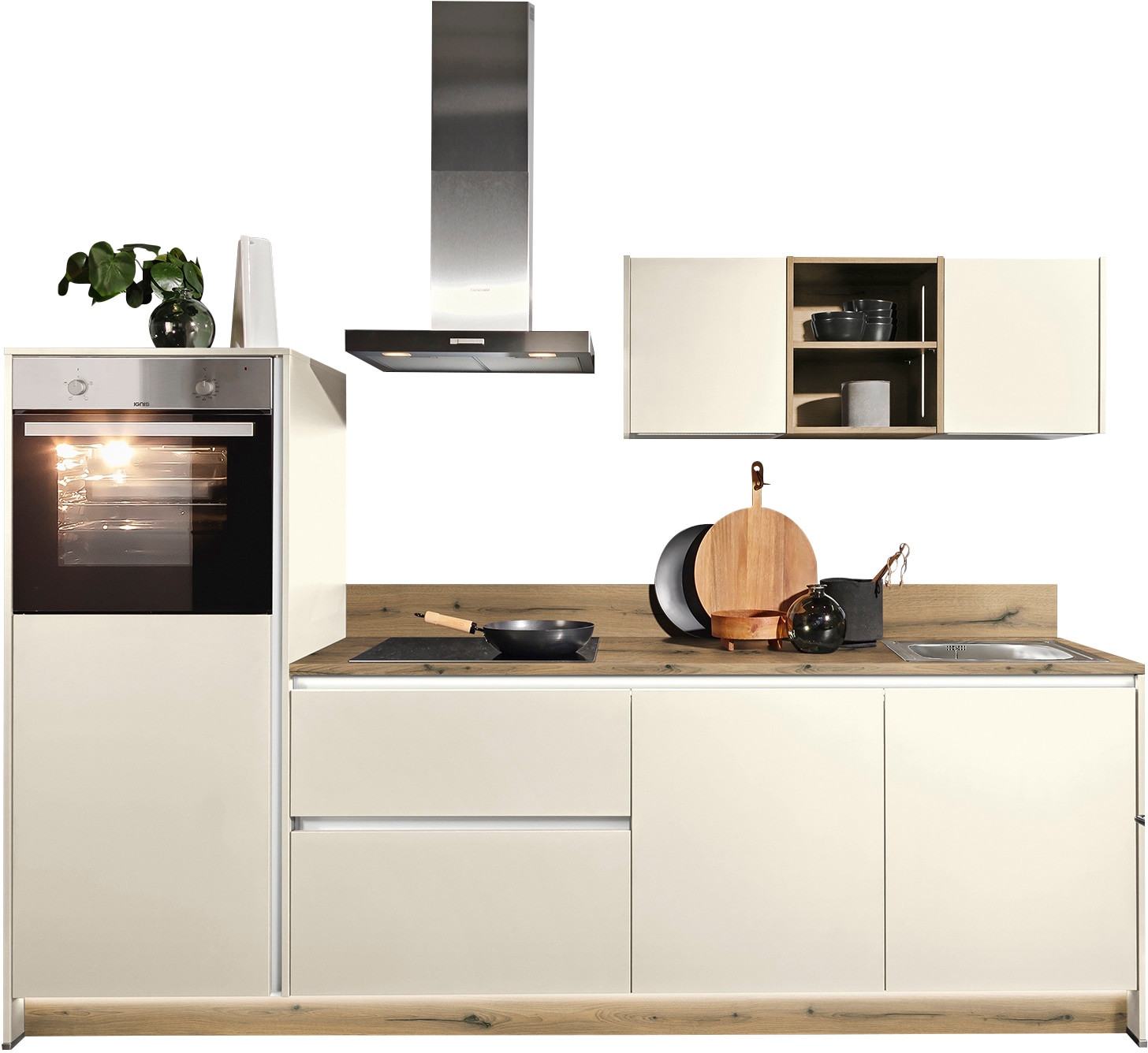 KOCHSTATION Küche "KS-Sakura, vormontiert, mit Vollauszügen und höhenverste günstig online kaufen