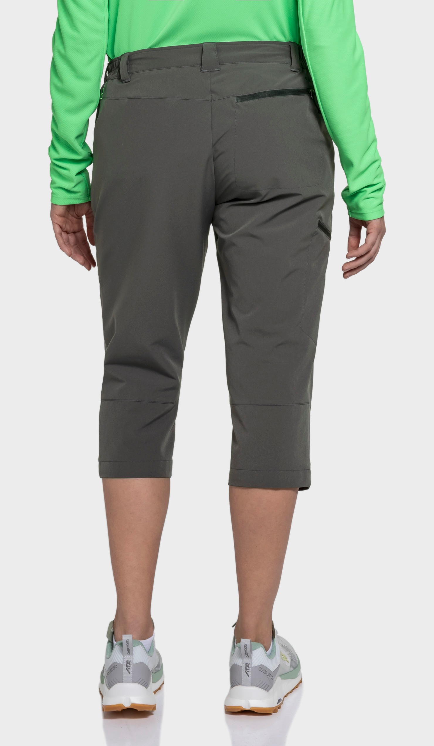 Schöffel Pants Style Chavuma WMN Pantalon 3/4 Gris 46 3