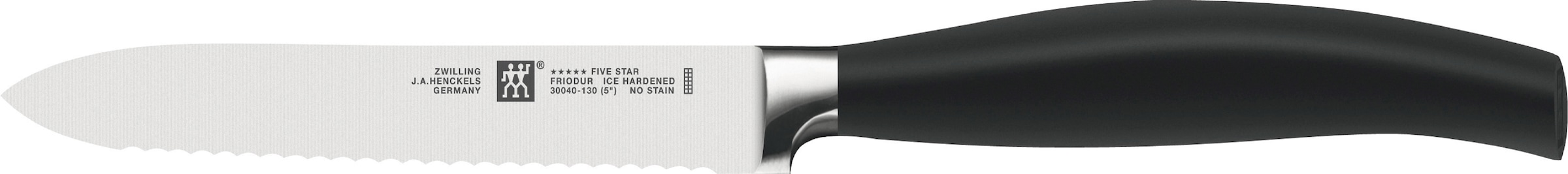 Zwilling Messerblock »***** FIVE STAR«, 7 tlg., Messerblock mit 4 Messern + 1 Schere + 1 Wetzstahl, Buche, natur
