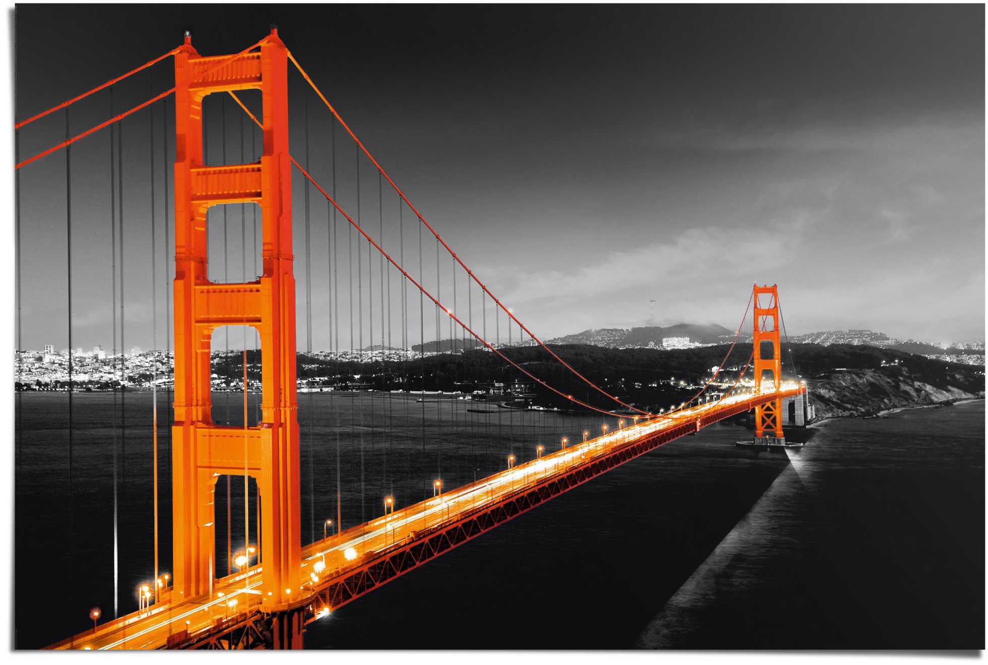 Reinders! Poster »San Fransisco Golden Gate Brücke«, (1 St.)
