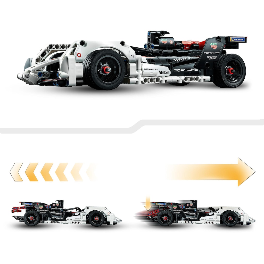 LEGO® Konstruktionsspielsteine »Formula E® Porsche 99X Electric (42137), LEGO® Technic«, (422 St.)