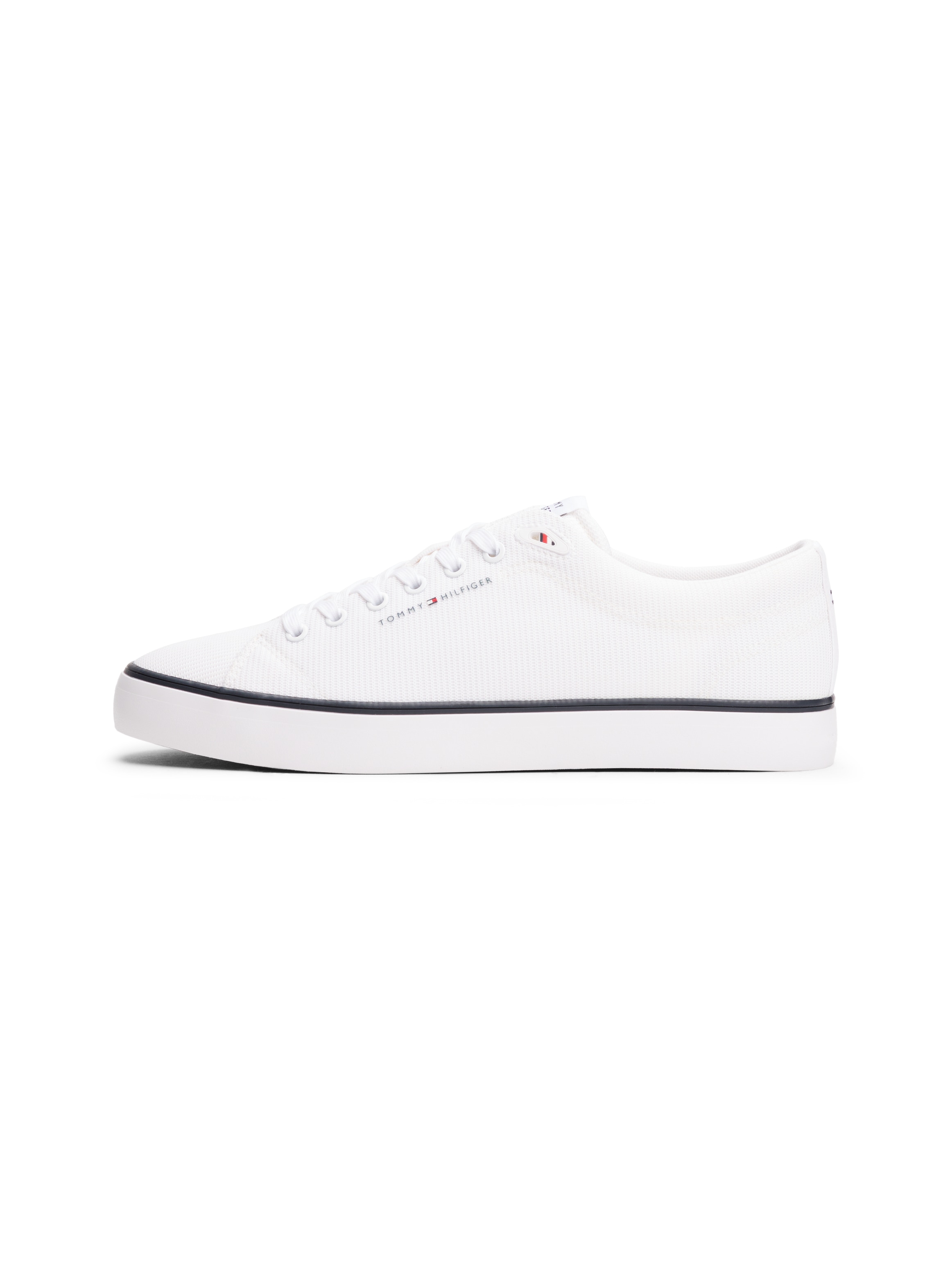 Tommy Hilfiger Sneaker »TH HI VULC CORE LOW II MESH«, Basic, Schnürschuh, Halbschuh, Freizeitschuh mit Logoschriftzug