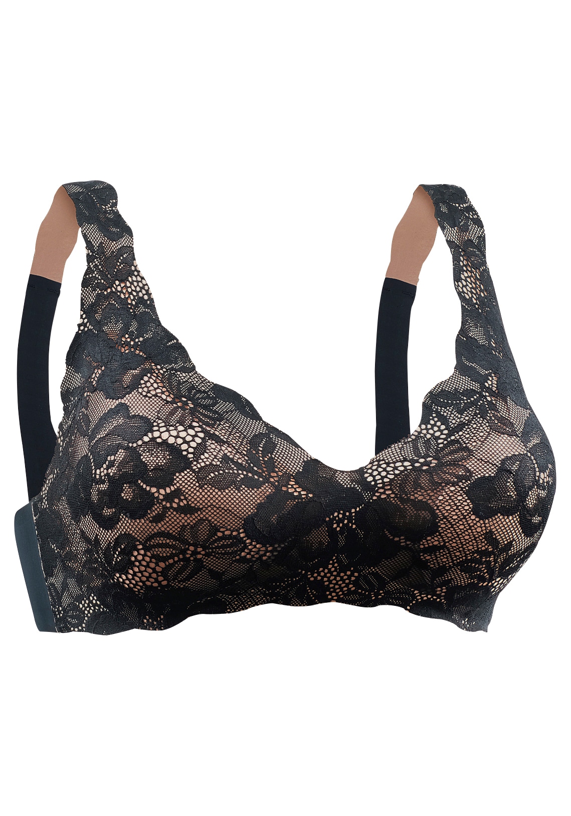 Nuance Bralette-BH mit seamless Spitze und herausnehmbaren Pads Dessous SV10446