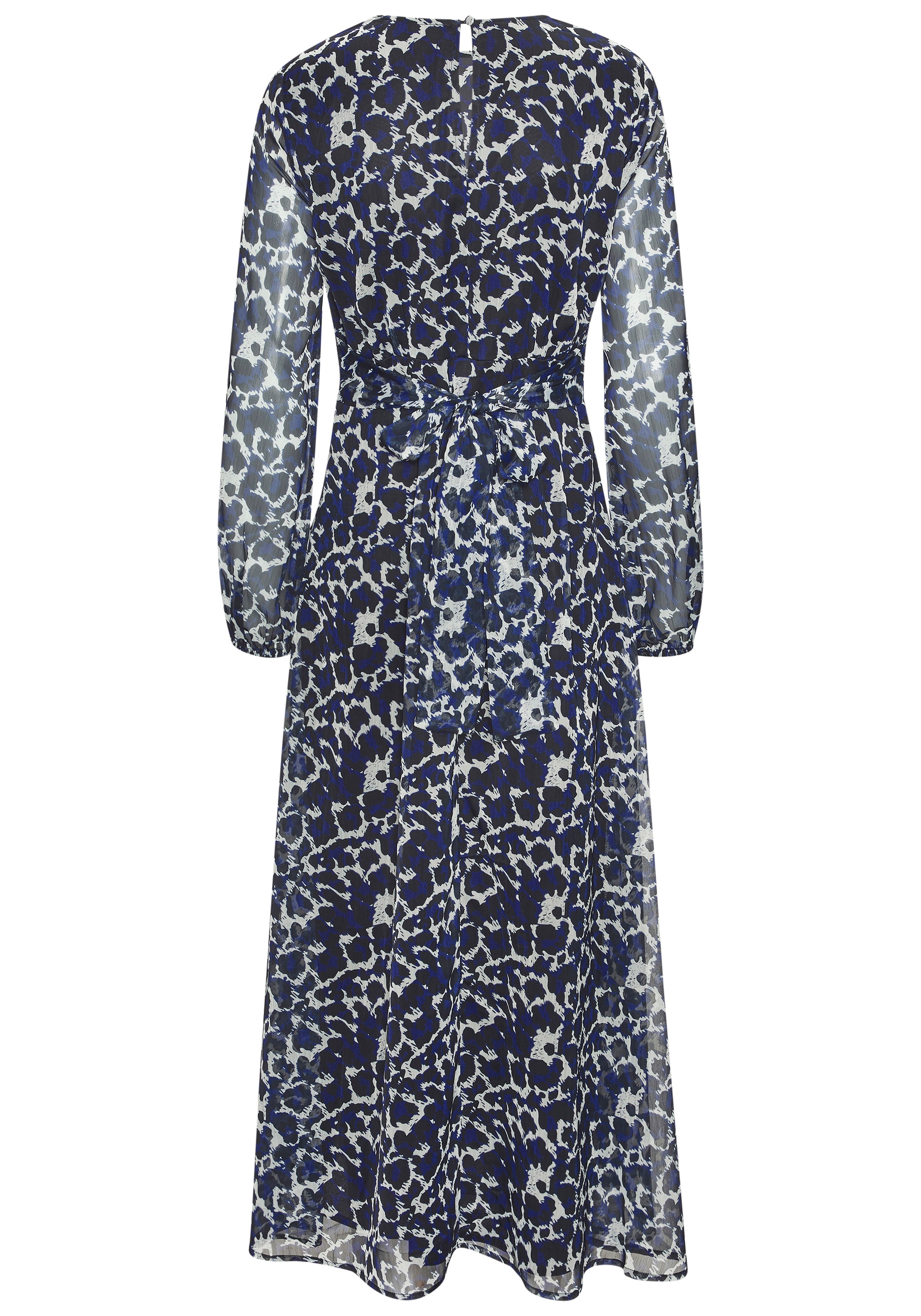 LASCANA Maxikleid mit Bindeband, elegantes Maxikleid aus Chiffon günstig online kaufen