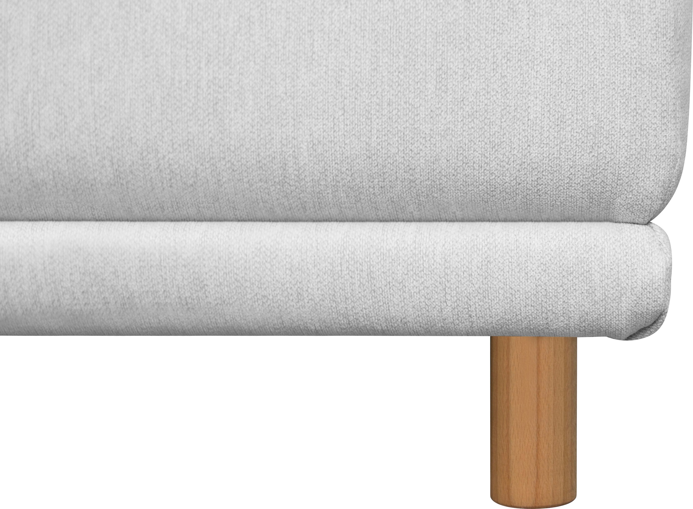 andas Ecksofa »Maroon L-Form«, in skandinavischem Design, mit losen Kissen