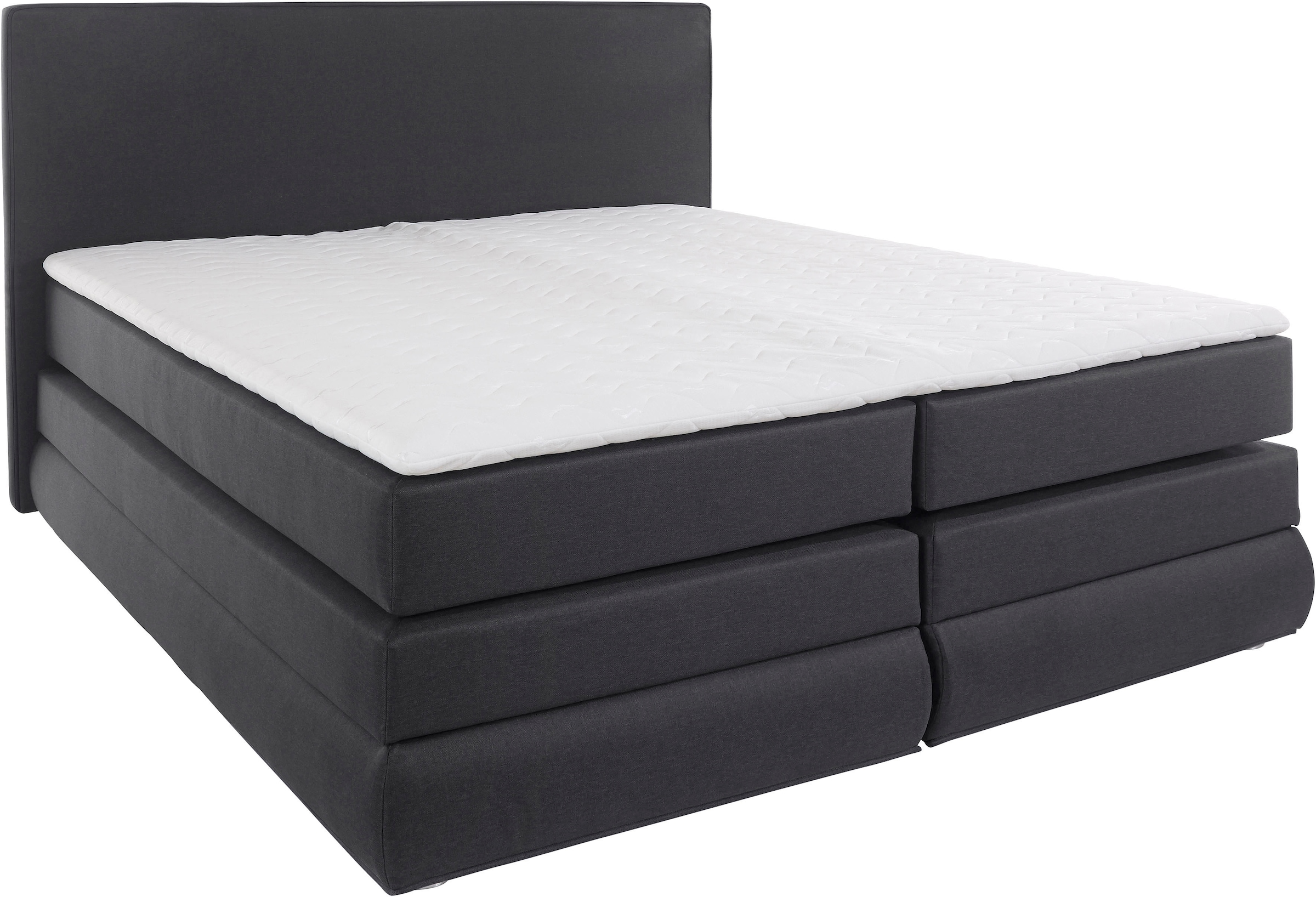 COLLECTION AB Boxspringbett »Ninoni«, inkl. Bettkasten, Topper und wahlweise mit LED-Beleuchtung, Liegefläche 180 x 200 cm