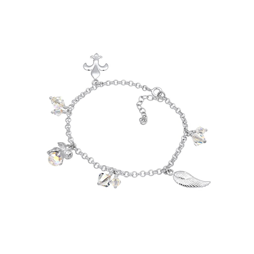 Nenalina Armband »Bettelarmband Anhänger Engel Flügel 925 Silber«