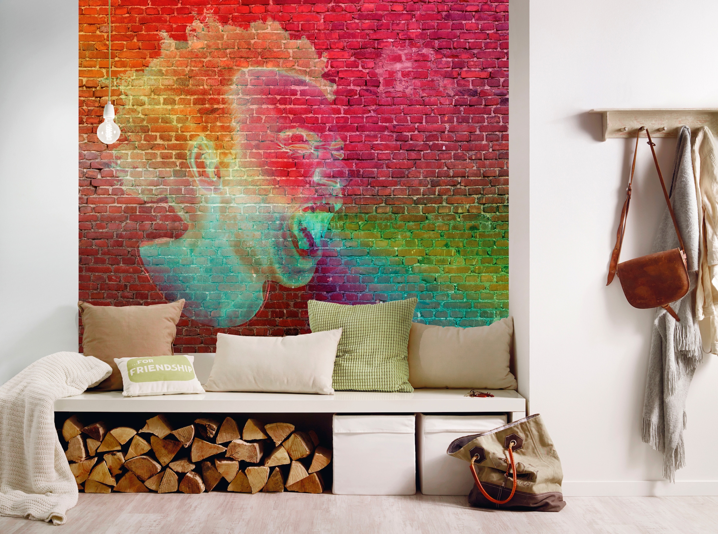 Architects Paper Fototapete »Atelier 47 Scream 1«, Steinoptik, Vlies, Wand, Schräge, Decke
