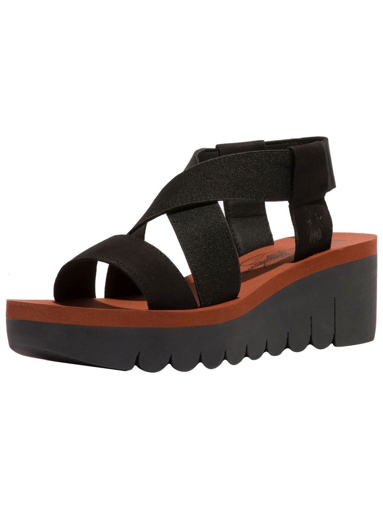 Fly London Keilsandalette "Fly London Sandalen Leder/Textil" günstig online kaufen
