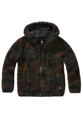 Allwetterjacke »Brandit Damen Kids Teddyfleecejacket Hood«, (1 St.), mit Kapuze