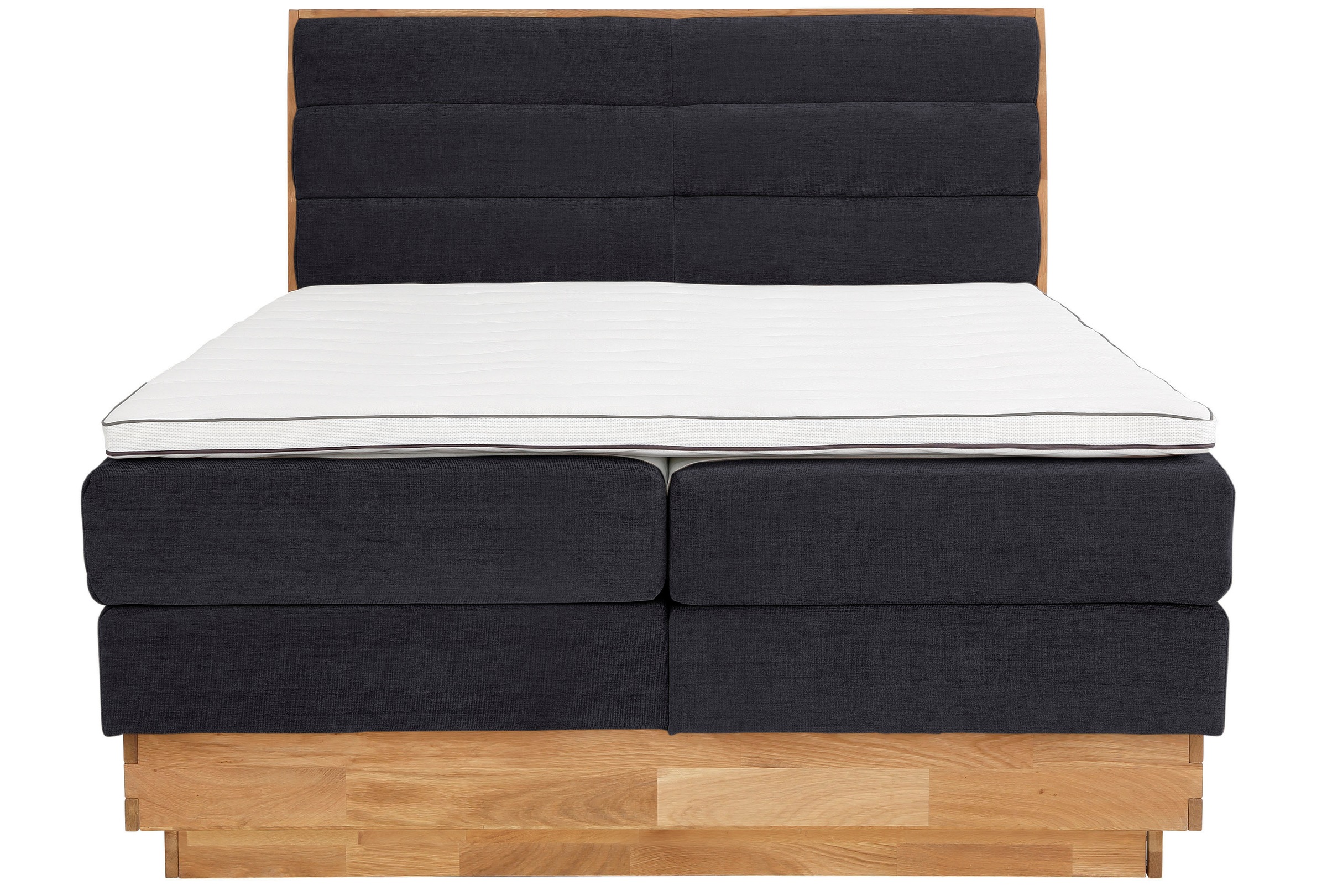 Thumbnail - OTTO home Boxspringbett "Jenna" ohne LED-Beleuchtung, mit zertifizierten, recycelten Bezugsstoffen