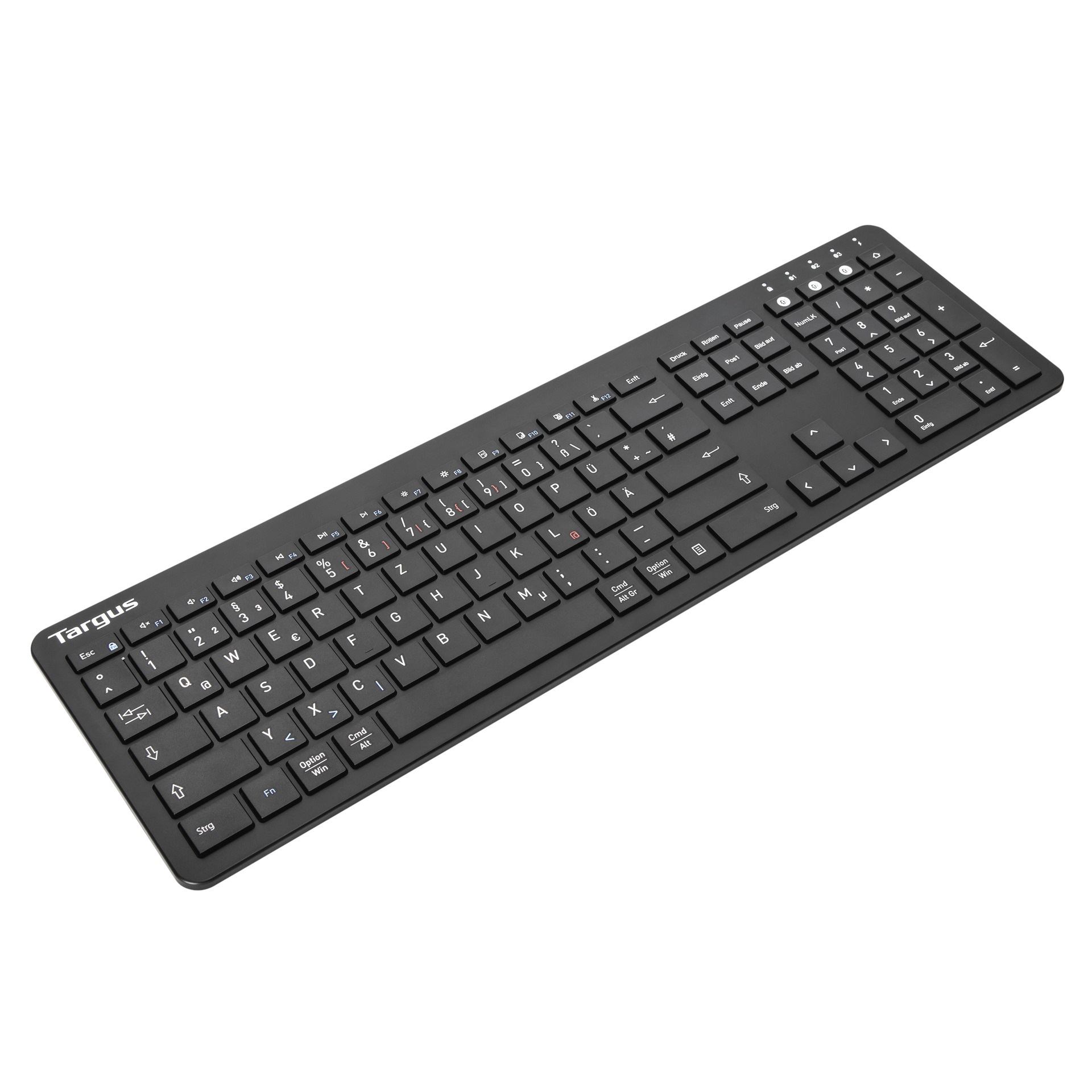 Targus Tastatur »Antimicrobial Multi-Device Bluetooth Keyboard (DE)«