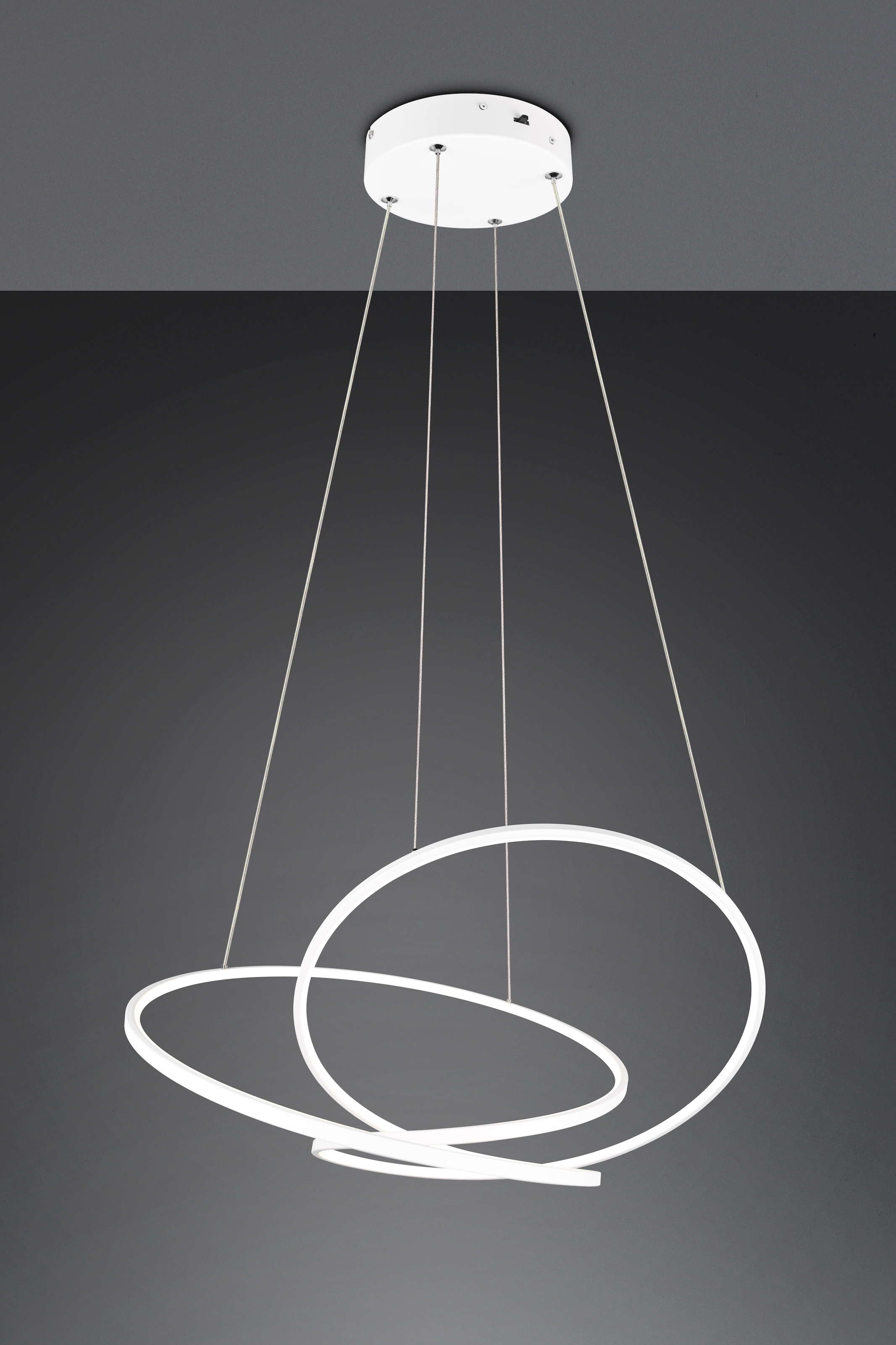 TRIO Leuchten LED Pendelleuchte »DARVIN, LED Hängelampe 52W 6700 Lumen, dimmbar, Lichtfarbe einstellbar«, 1 flammig, Leuchtmittel LED-Board | LED fest integriert, CCT 2300/3000/4000K warmweiß-kaltweiß, höhenverstellbar bis max 150cm
