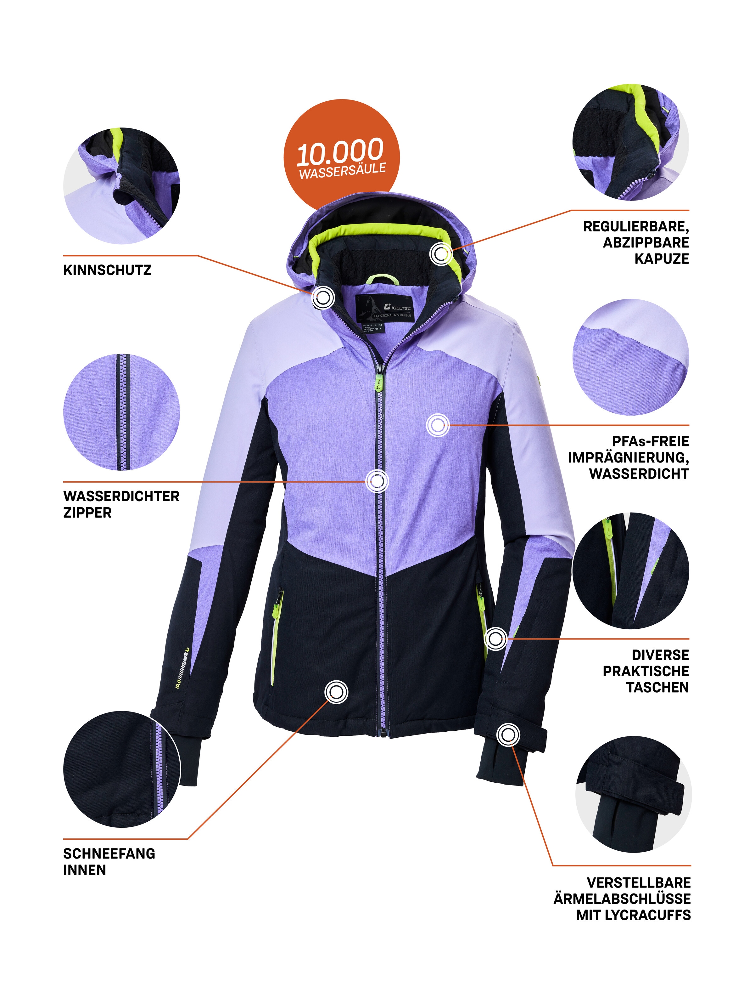 Killtec Skijacke »KSW 66 WMN SKI JCKT«