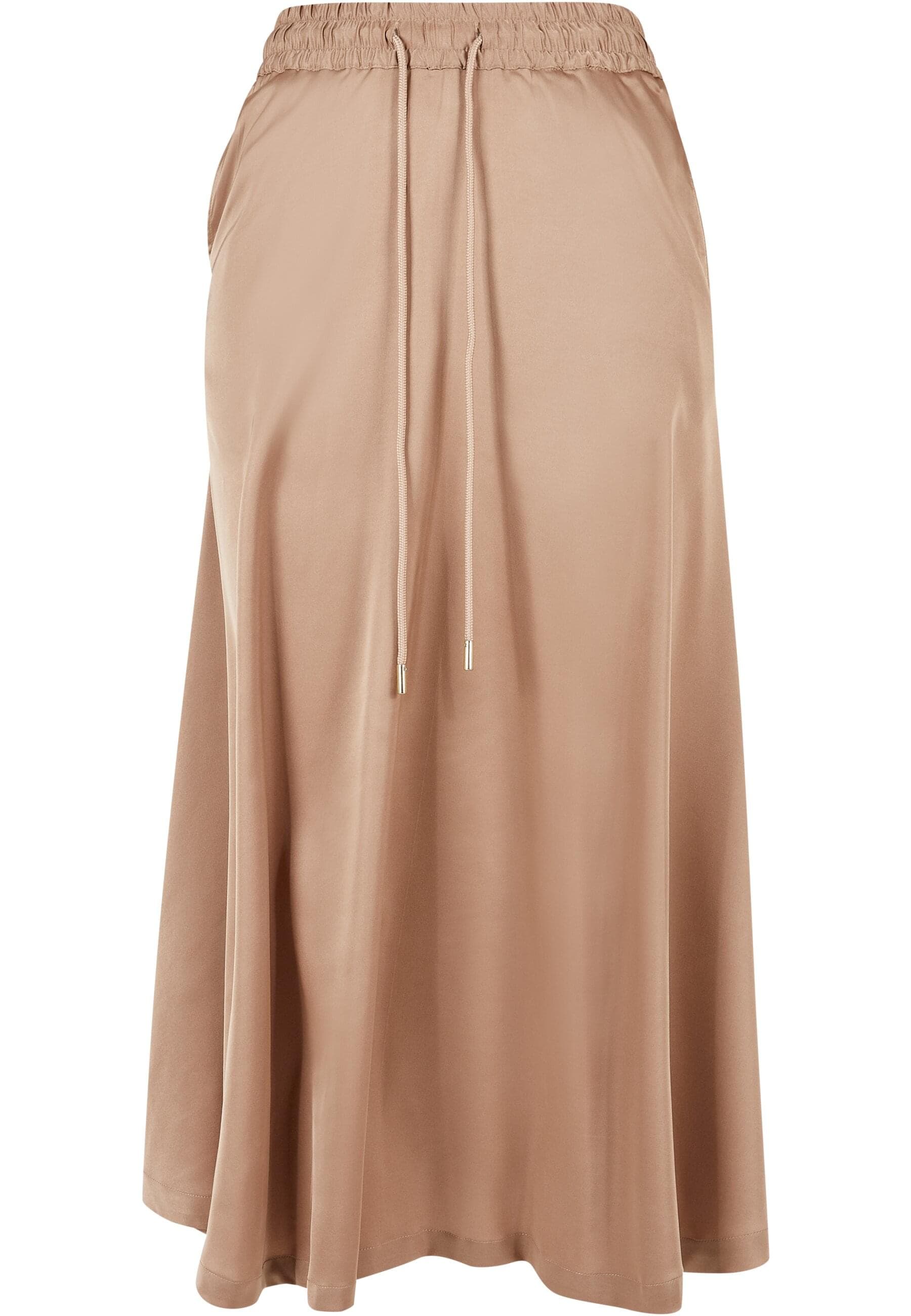 URBAN CLASSICS Sommerrock "Urban Classics Damen Ladies Satin Midi Skirt" 1 günstig online kaufen