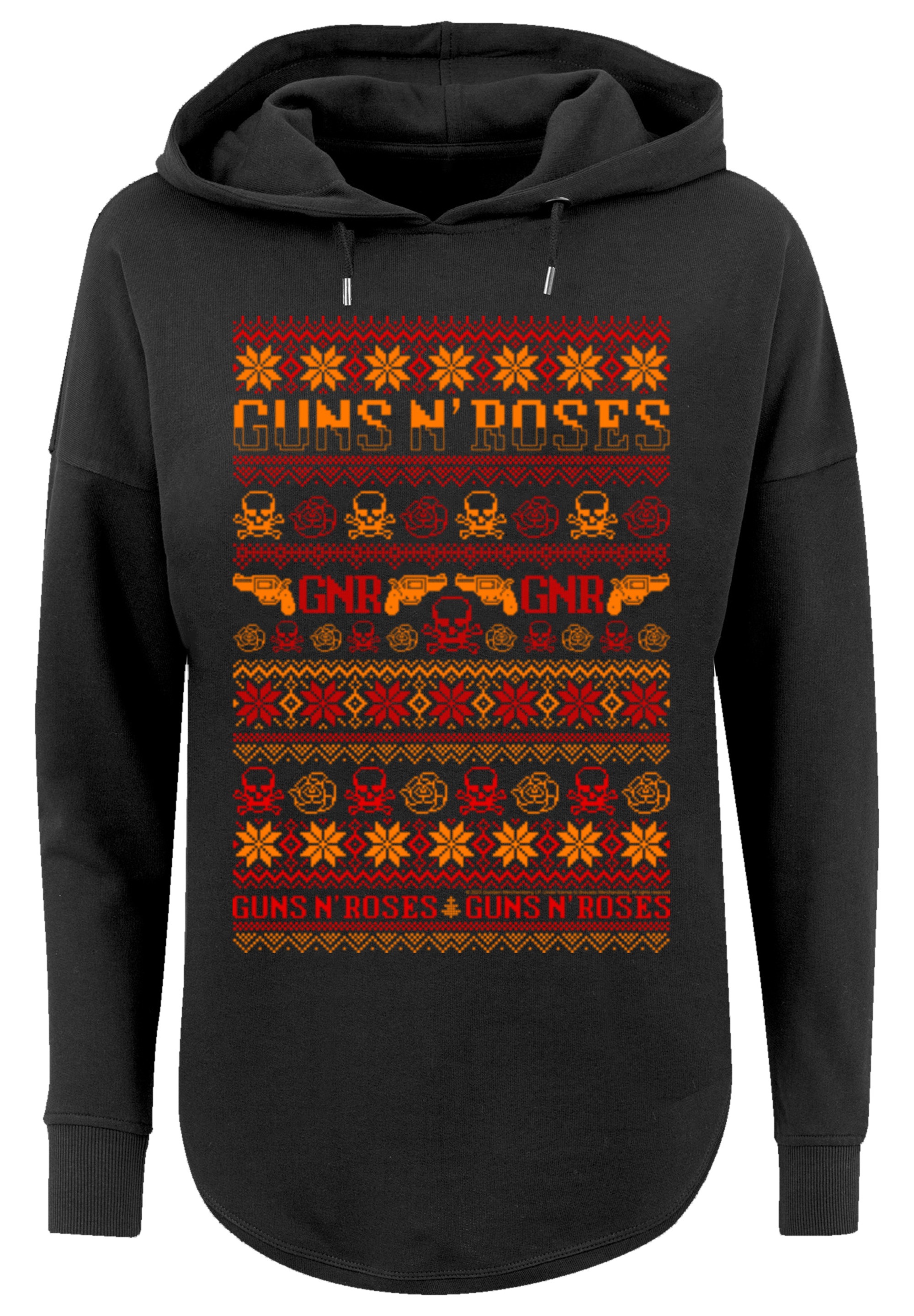 F4NT4STIC Kapuzenpullover »Guns n' Roses Weihnachten Christmas« Musik,Band,Logo