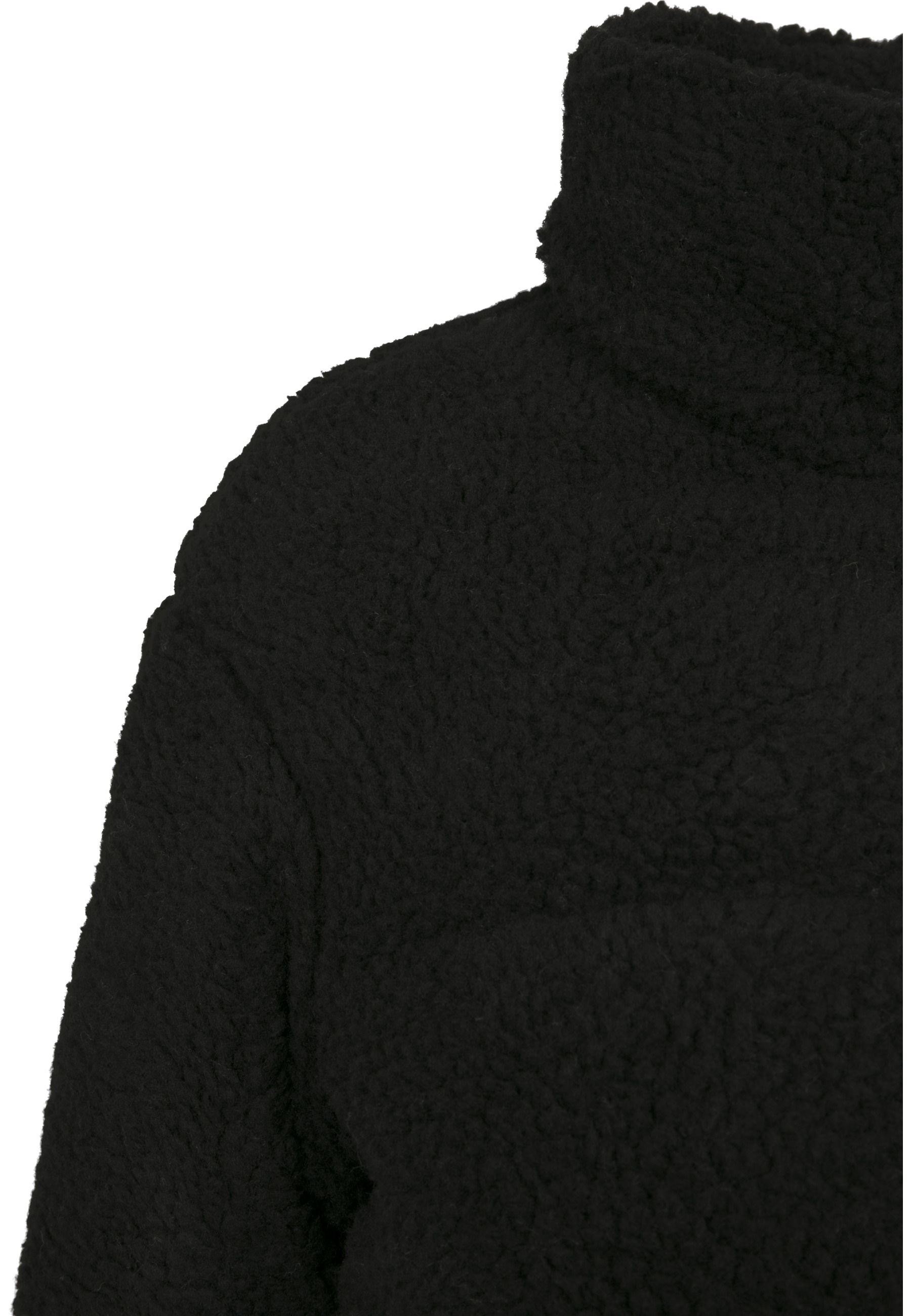 URBAN CLASSICS Winterjacke »Urban Classics Damen Ladies Boxy Sherpa Puffer Jacket« 1 Stk. tlg. ohne Kapuze