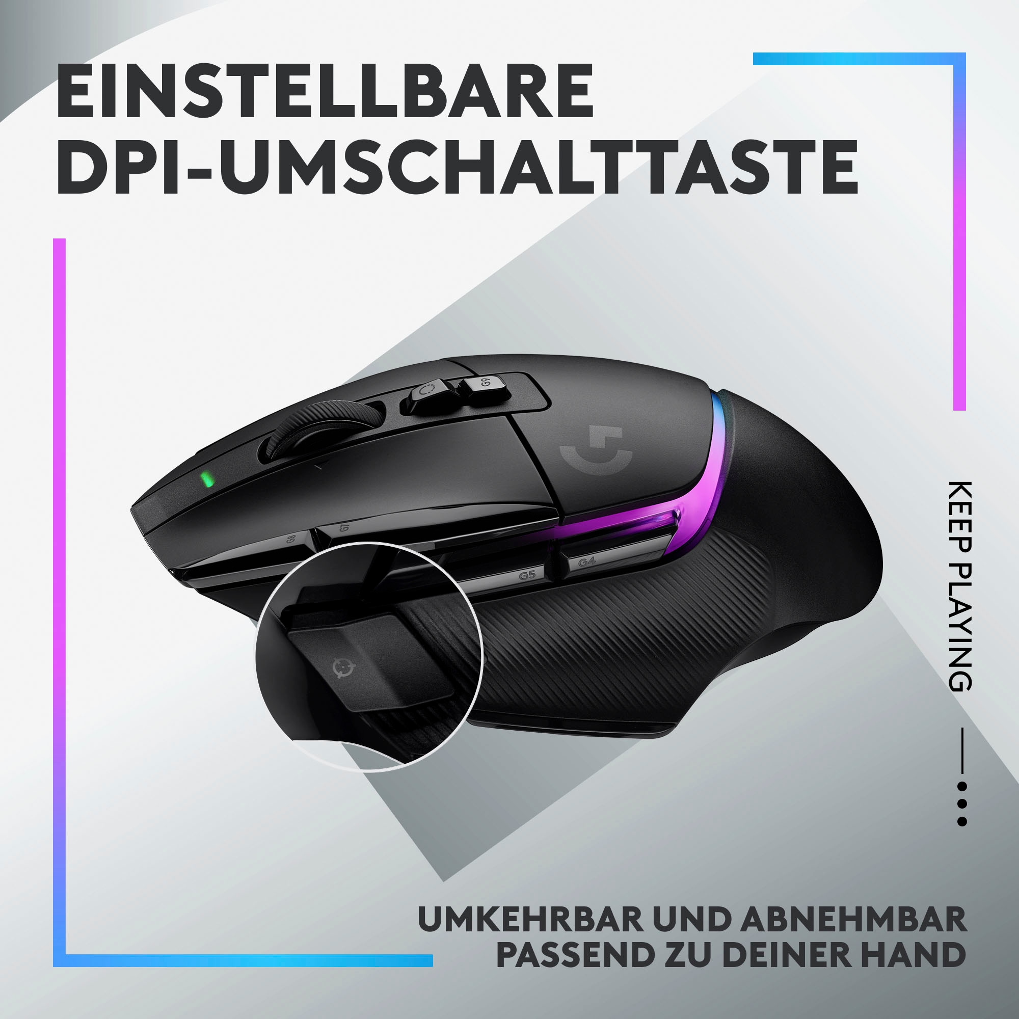 Logitech G Gaming-Maus »G502 X PLUS«, RF Wireless