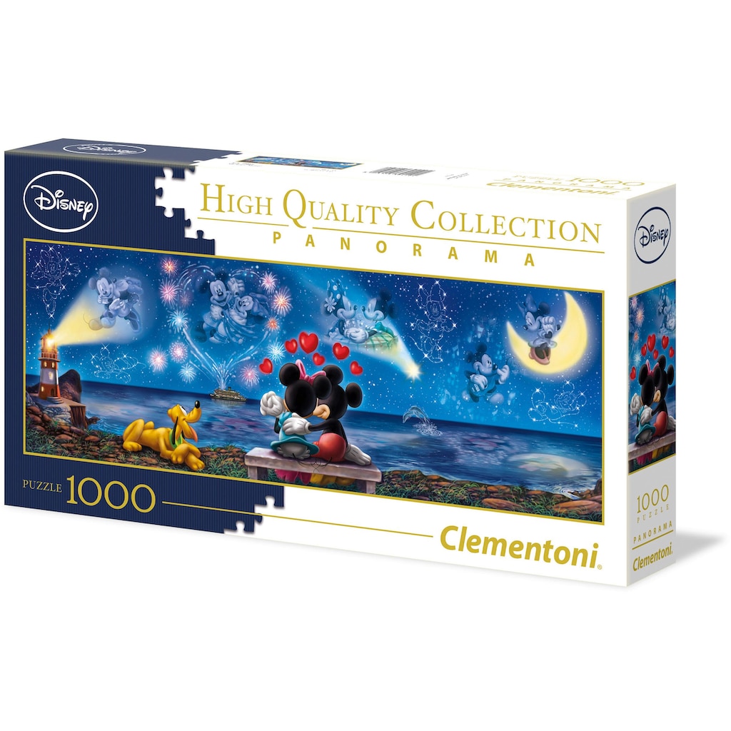 Clementoni® Puzzle »Panorama High Quality Collection, Disney Mickey und Minnie«, Made in Europe, FSC® - schützt Wald - weltweit