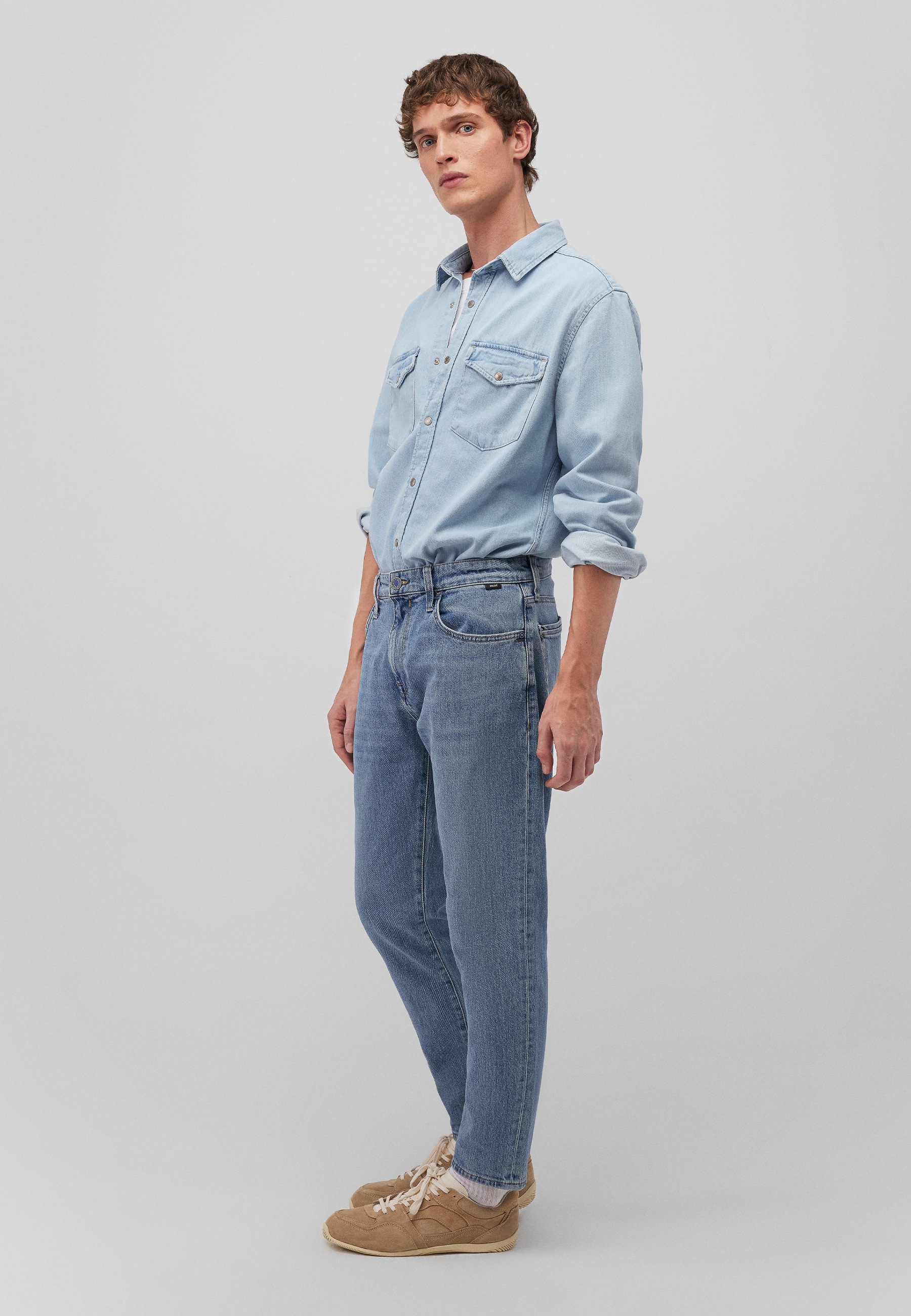 Mavi Jeanshemd »TED«, Classic Denim Shirt