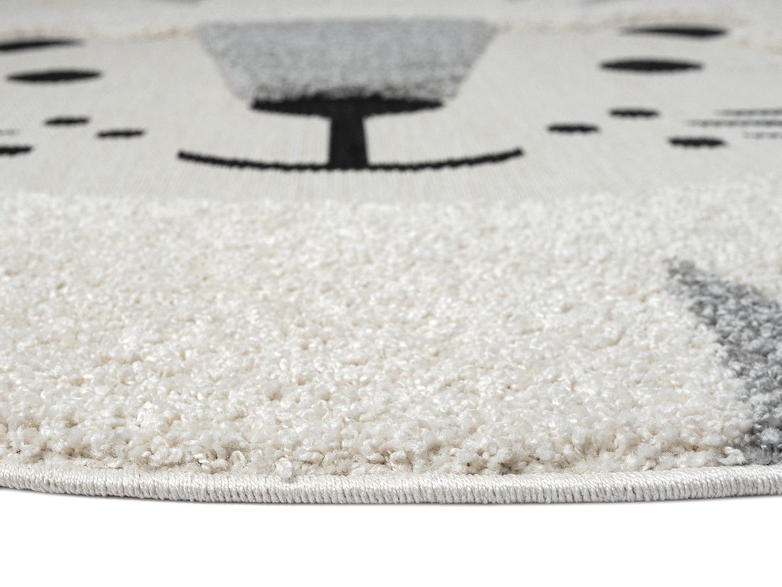 the carpet Teppich »Lou«, rund, 20 mm Höhe, Kinderzimmer Teppich strapazierfähig und pflegleicht