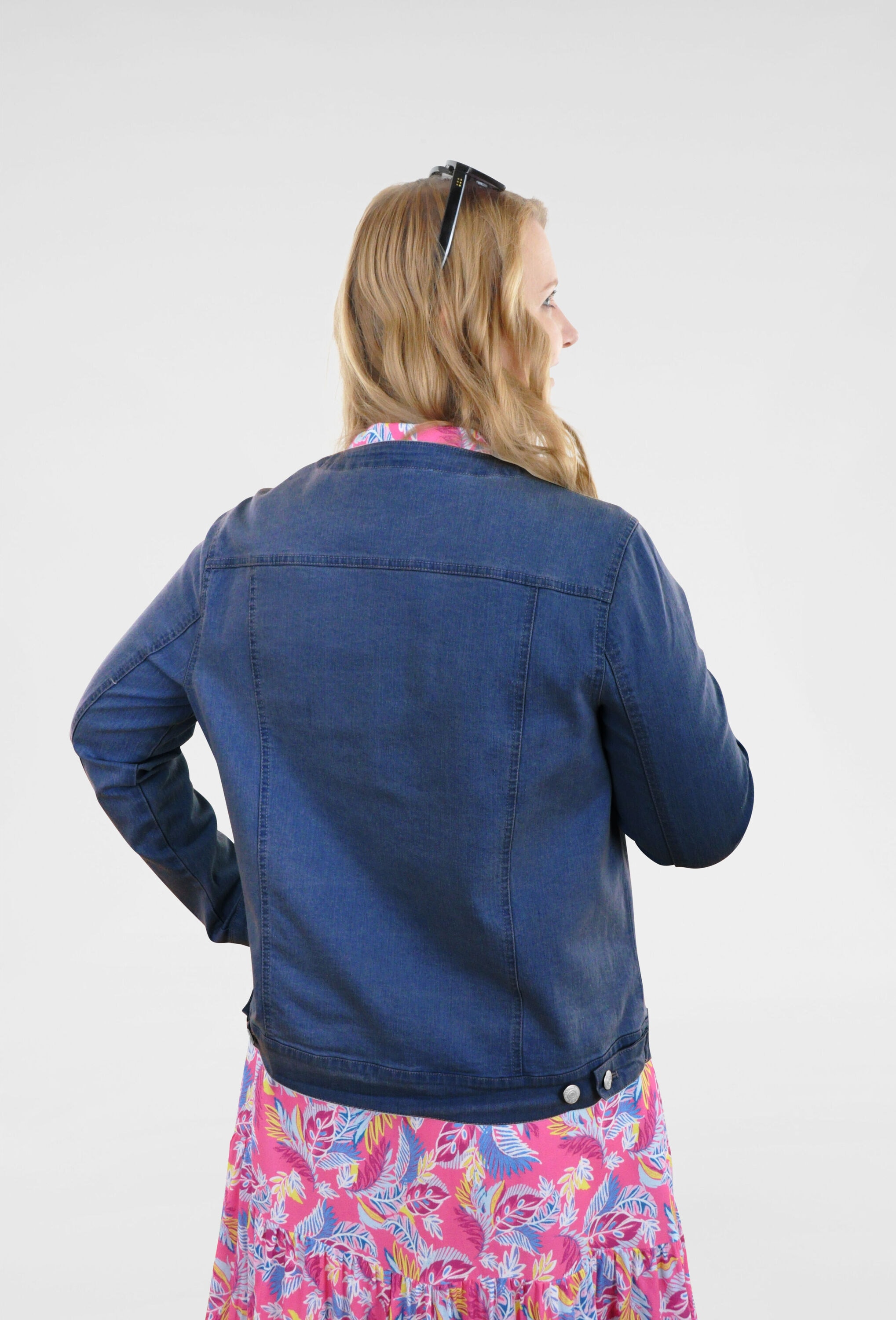 NAVIGAZIONE Jeansjacke »NAVIGAZIONE Jeansjacke« ohne Kapuze stilvoller Allrounder