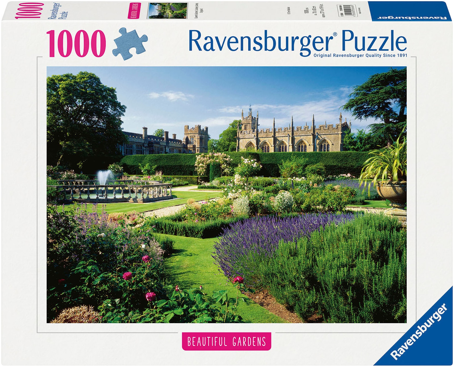 Puzzle »Beautiful Gardens, Queen's Garden, Sudeley Castle, England«, Made in Germany;...