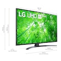 LG LCD-LED Fernseher »43UQ81009LB«, 108 cm/43 Zoll, 4K Ultra HD, Smart-TV, Active HDR mit HDR10 Pro-α5 Gen5 4K AI-Prozessor-inkl. Magic-Remote Fernbedienung