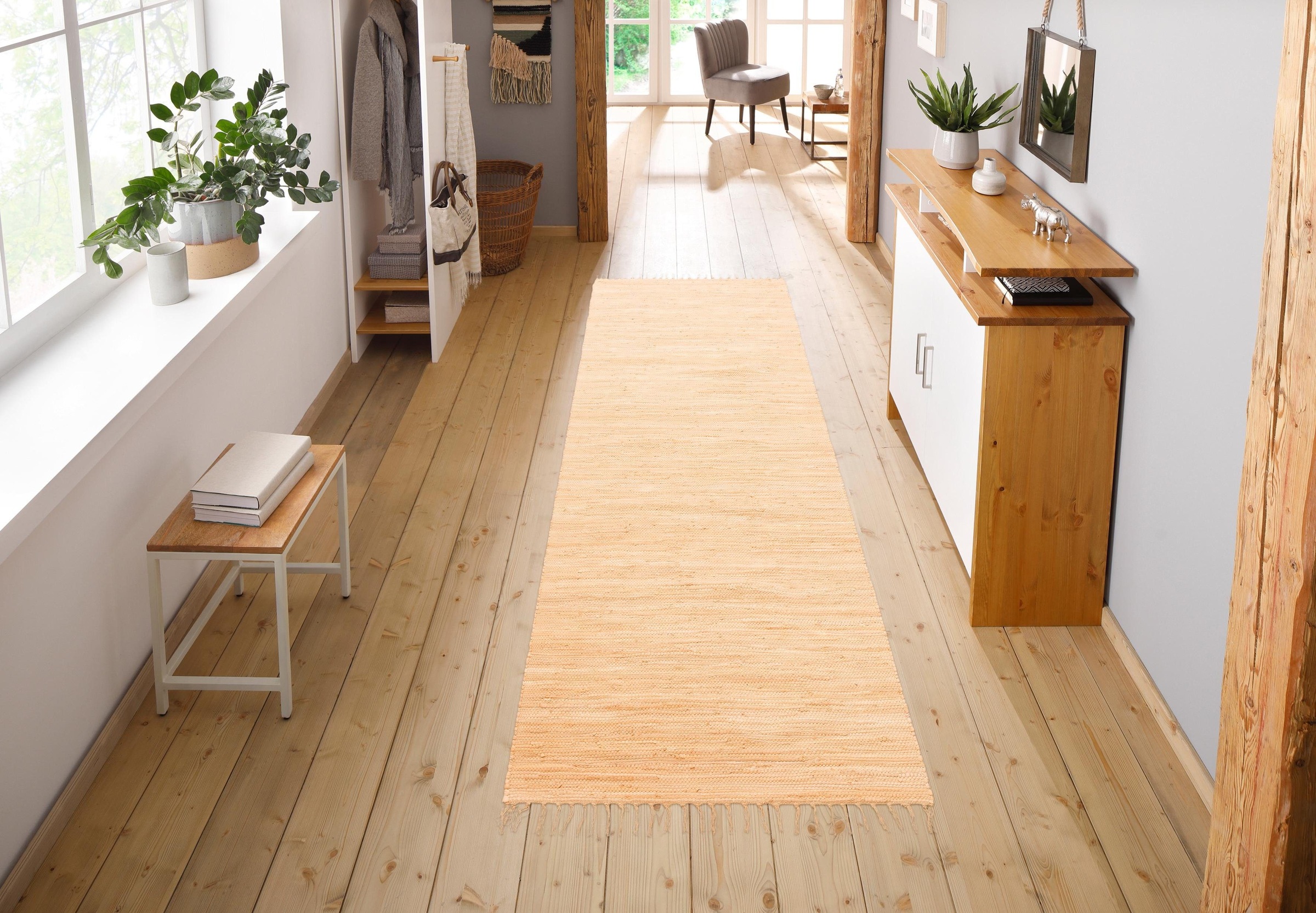 OTTO home Wollteppich "Ares" rechteckig 5 mm Höhe Uni Farben, handgewebt, m günstig online kaufen